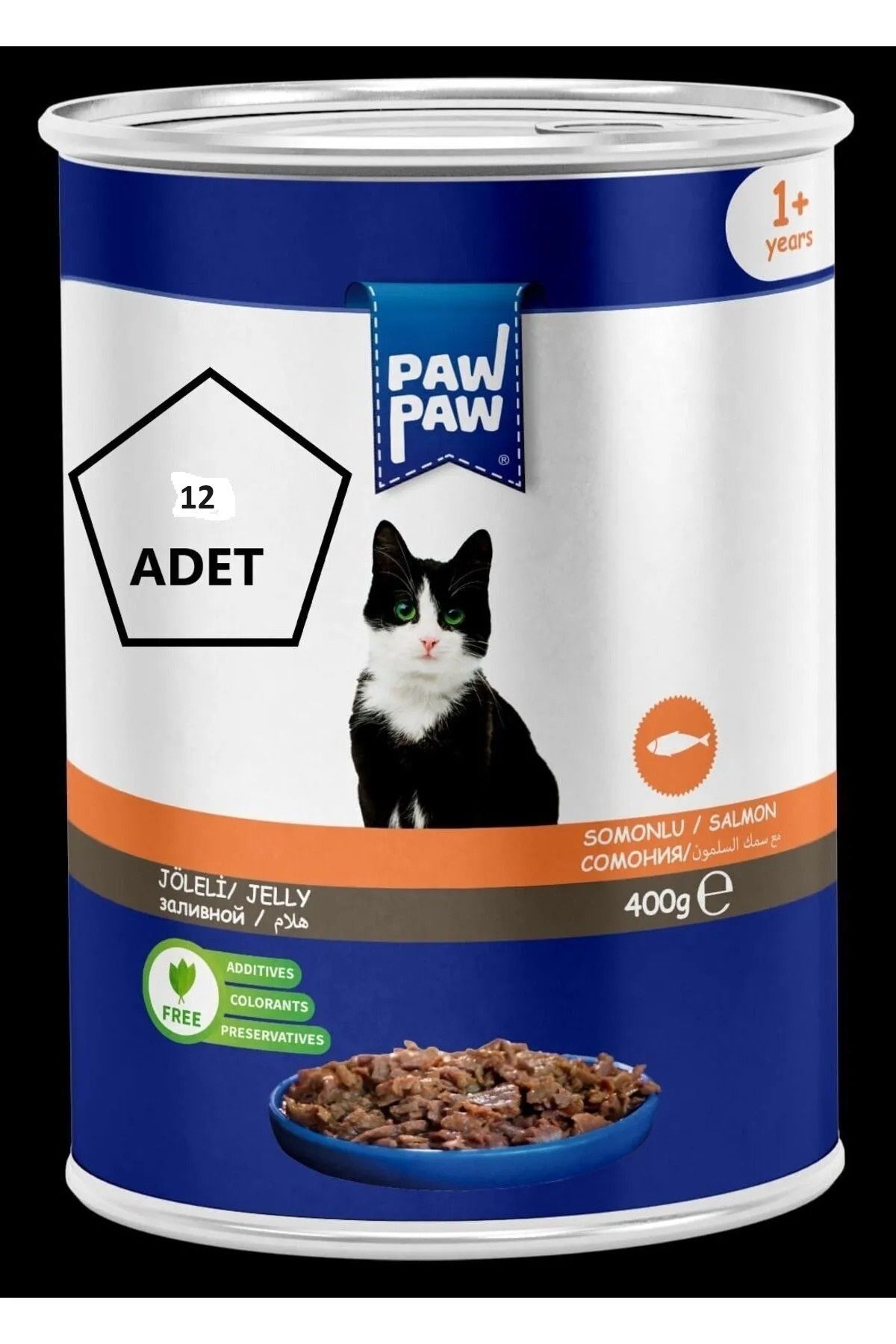 Pawpaw joleli Somonlu Kedi Konserve 400gr 12'li