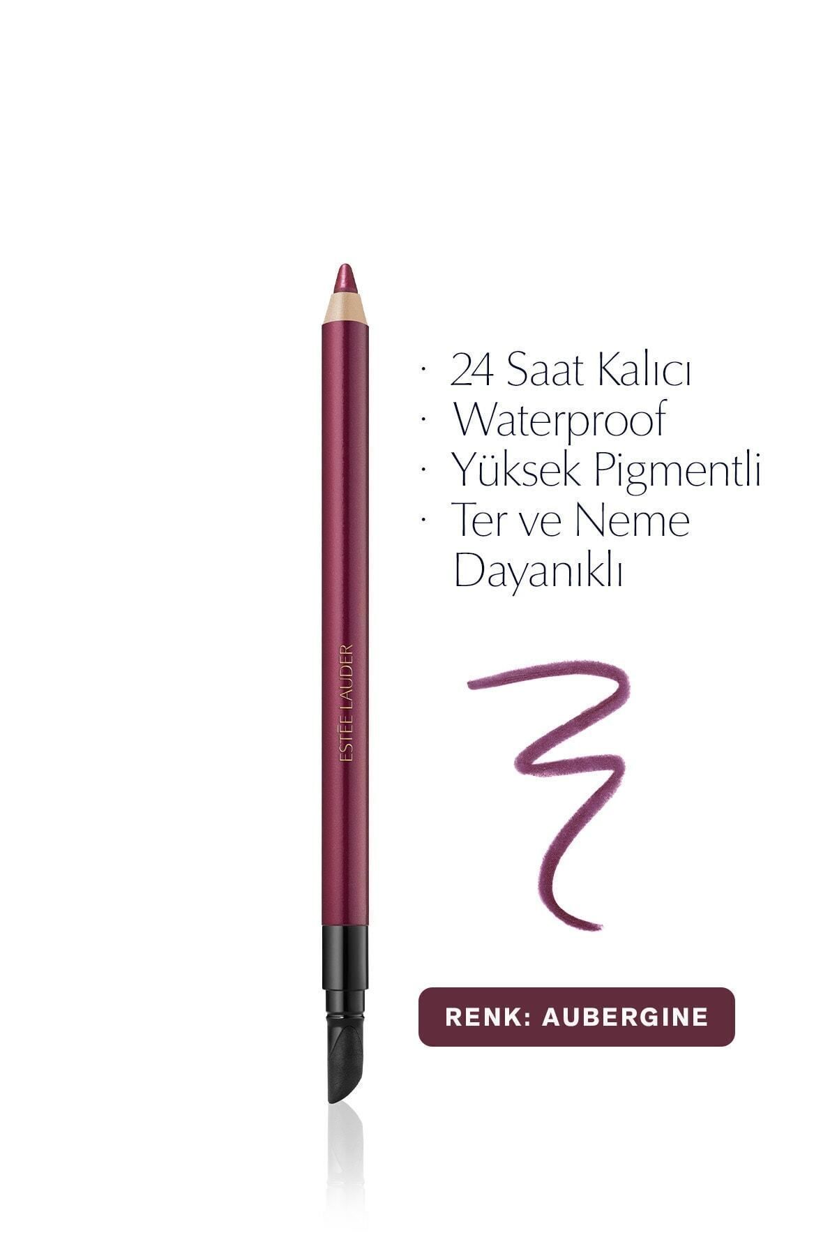 Goz Kalemi Double Wear 24 Saat Kal c Suya Dayan kl Waterproof Jel Goz Kalemi 09 Auberg ne 1.2g