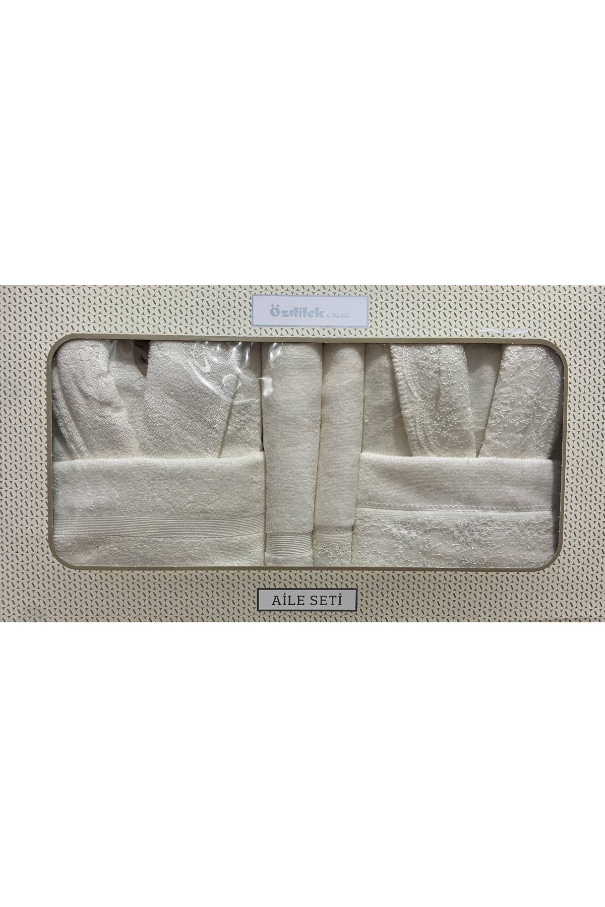  کرم ست خانواده حمام 6 تکه اوزدیلک