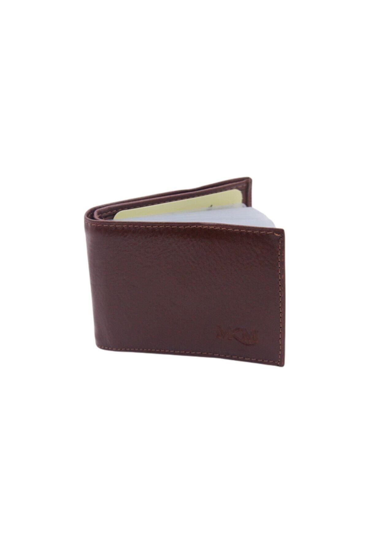 MKM MAN-Mkm Genuine Leather Rubber Locked Transparent Card Holder & Wallet 3