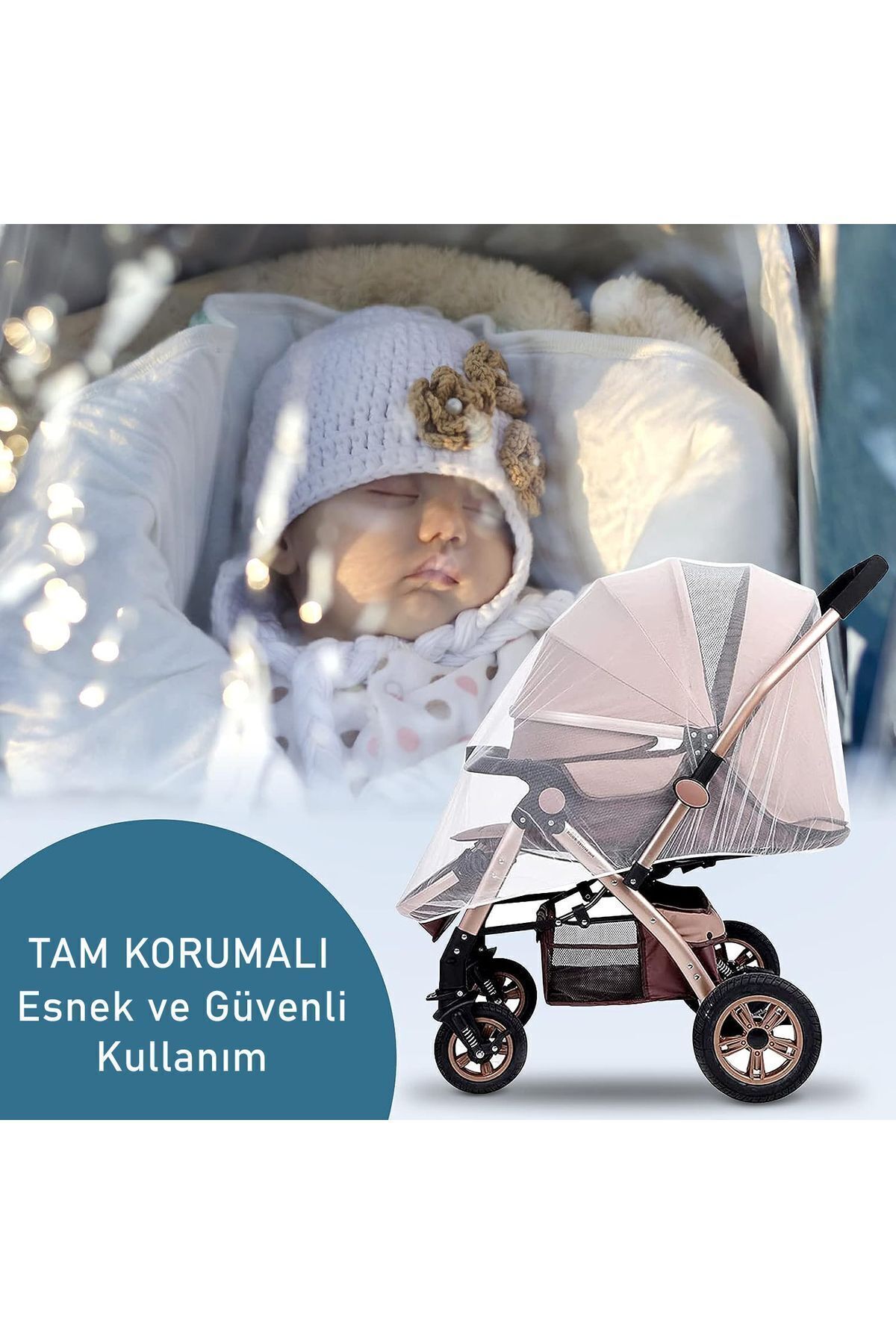 Filem-Baby Stroller And Pushchair Fly Screen 6