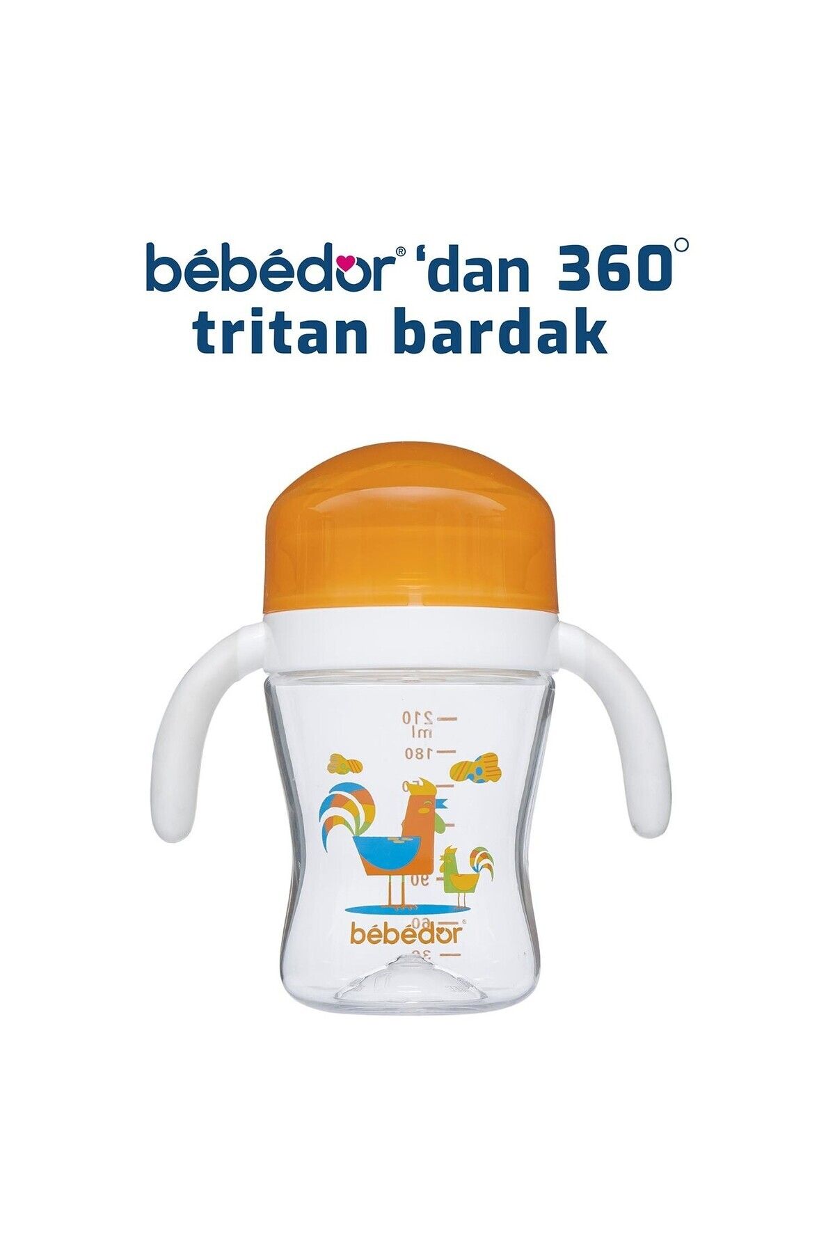 Bebedor-210ml Baby Bottle with Tritan Handle - 7507 Model 2