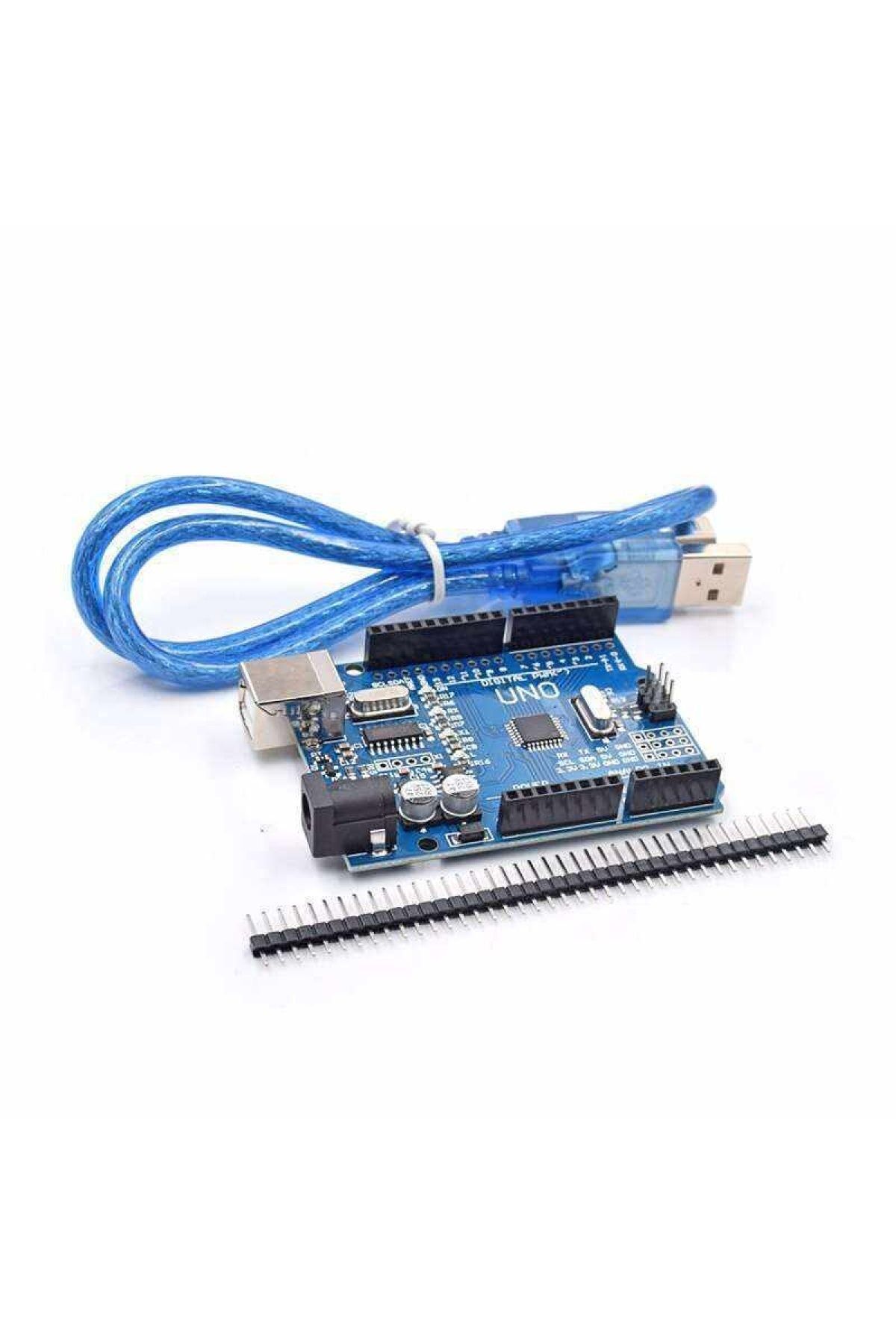 Arduino UNO R3 SMD (Clone - CH340 Chip - USB Cable Gift)