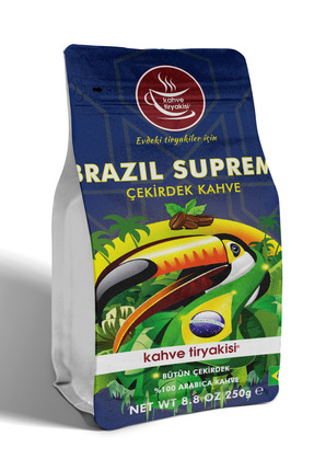 Kahve Tiryakisi Brazil Supreme Çekirdek Kahve (Single Origin) 250 gr