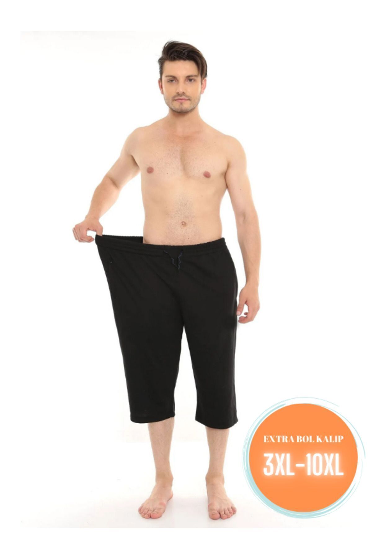 BERNEO Unisex 3XL-10XL Büyük Beden  Kapri