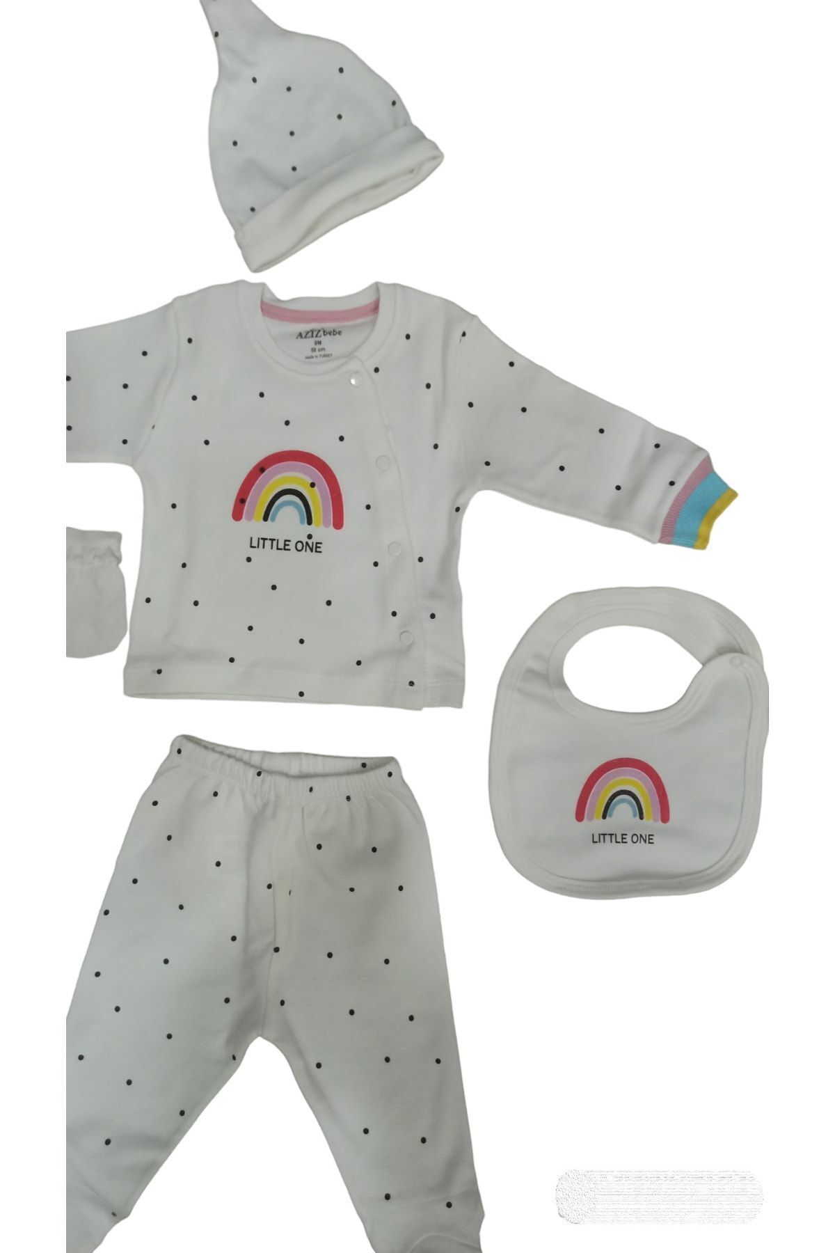 ست نوزادی پسرانه – دخترانه اکرو Aziz Bebe | 5315 اورجینال - تصویر 5