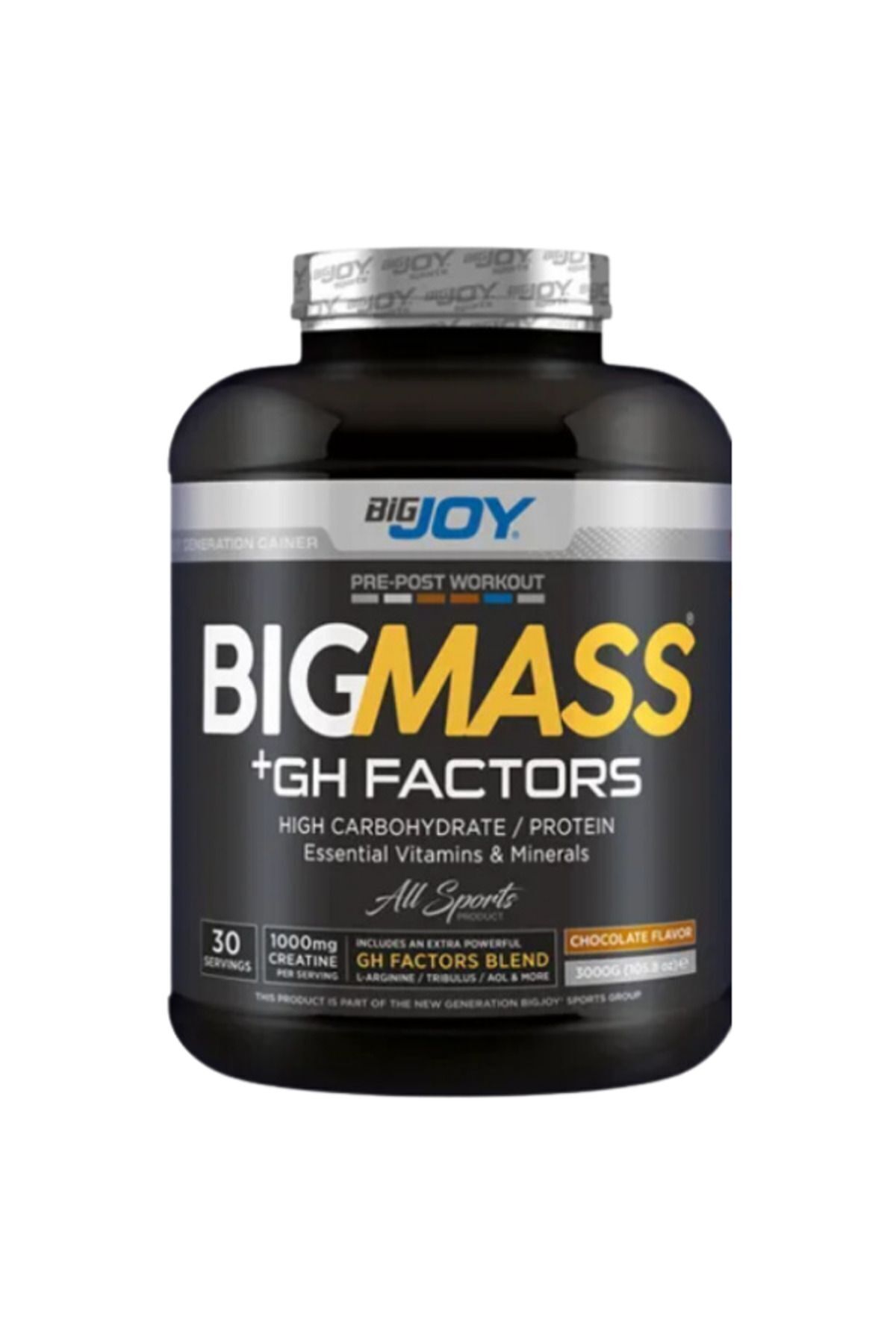 Bigjoy Sports Bıgmass Gainer Gh Factors Çikolata 3000g Hediyeli