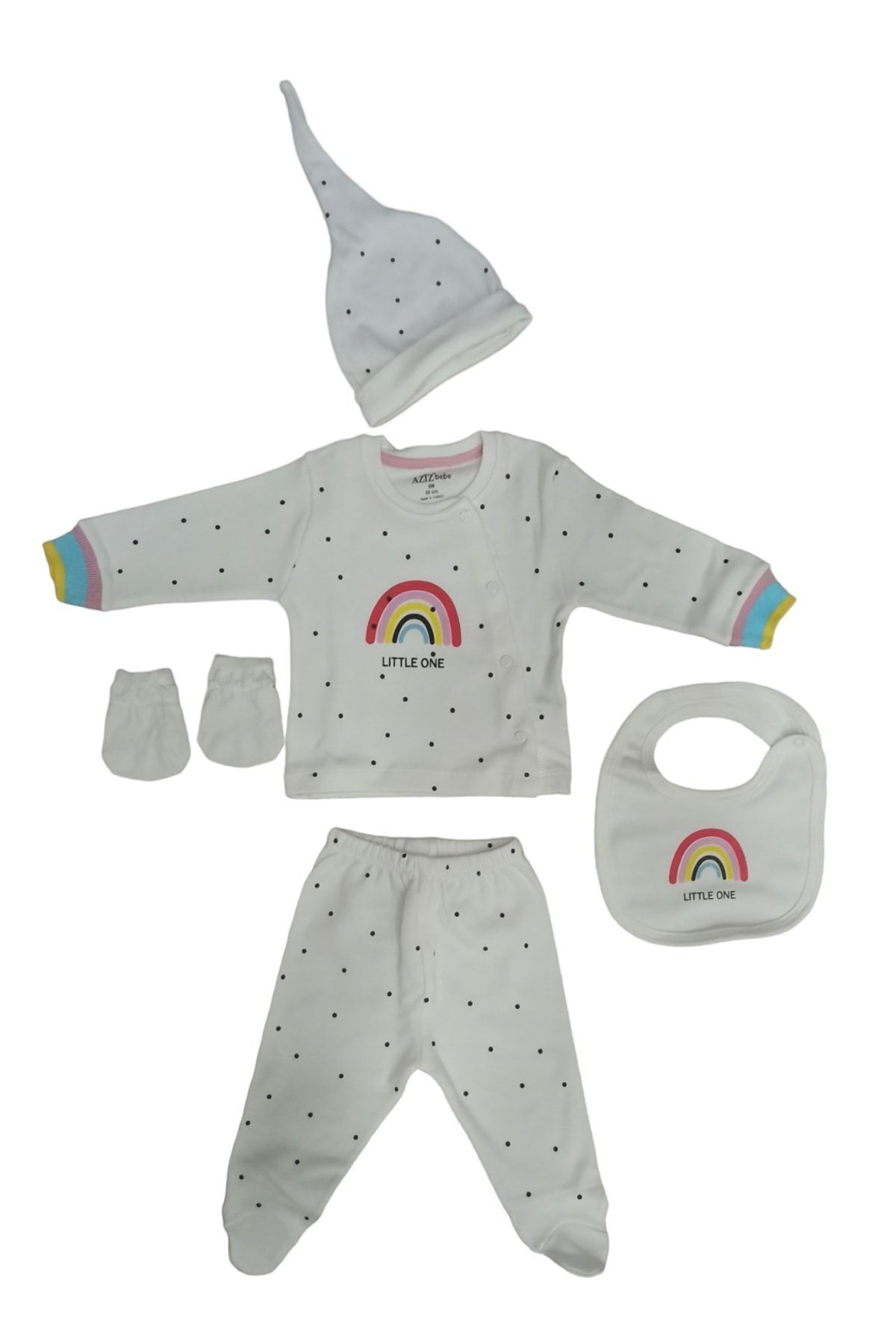ست نوزادی پسرانه – دخترانه اکرو Aziz Bebe | 5315 اورجینال - تصویر 3