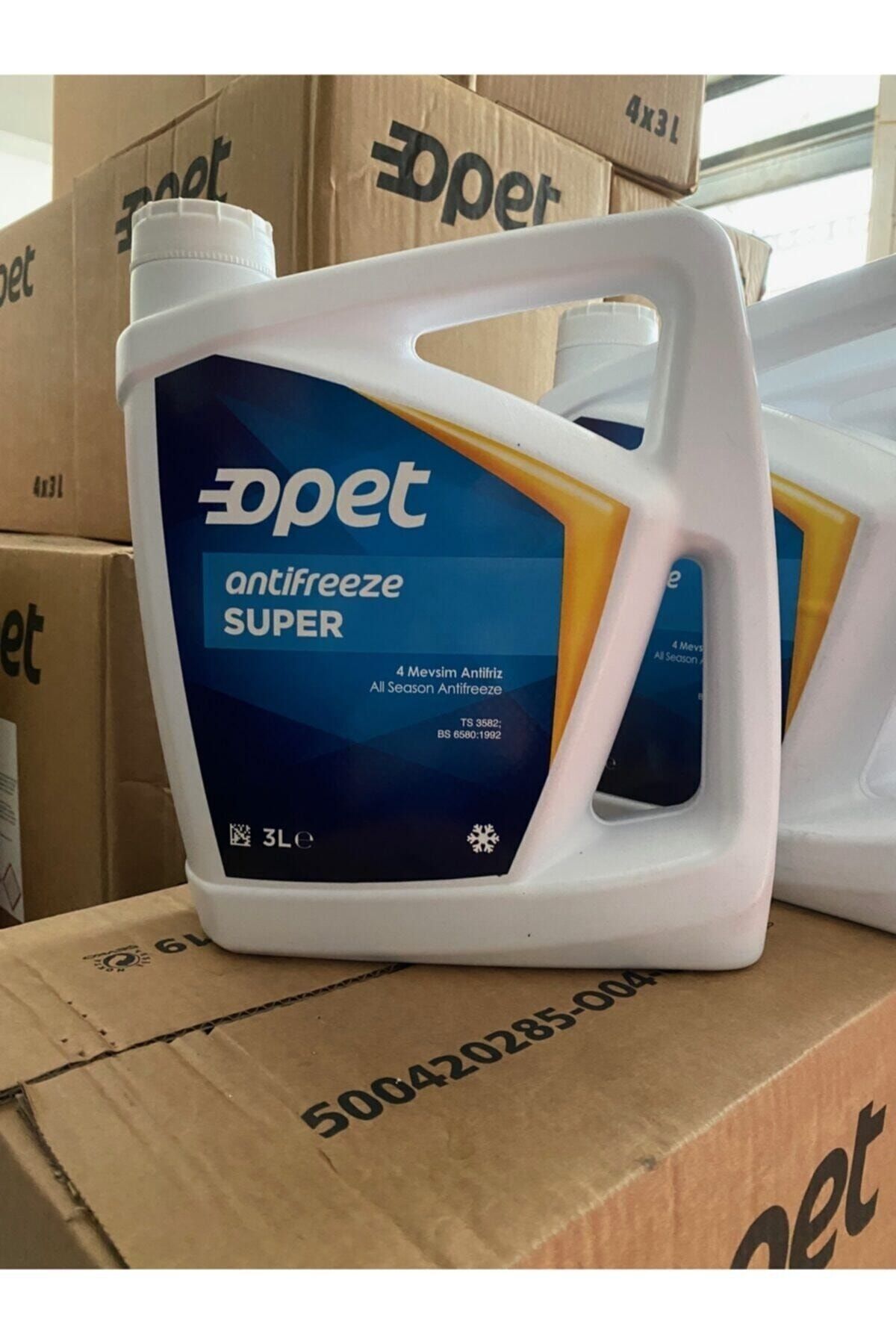 opet Super 4 Mevsim Mavi Antifriz 3 Litre