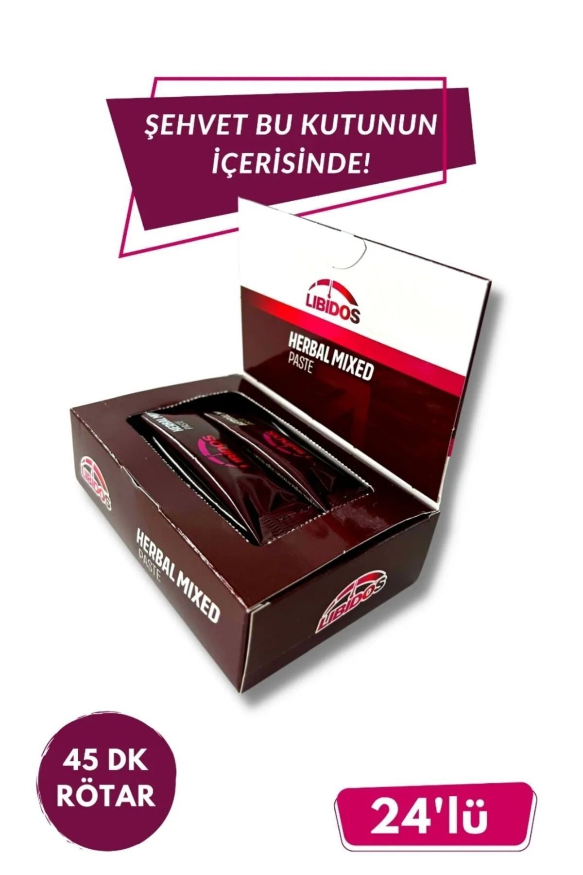 Enerji Artırıcı perfonmans yükseltici Macun 240g Doğal İçerik tek kullanım 24 adet — lbs1222 — تصویر 3 از 4