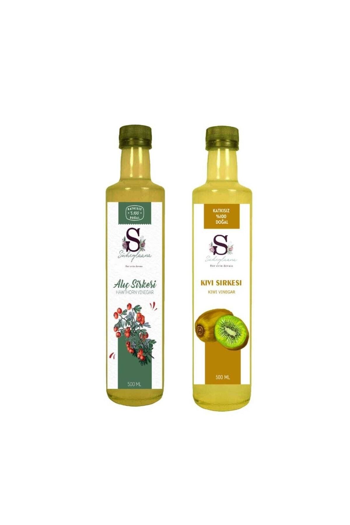 Doğal Alıç Sirkesi 500 Ml Ve Kivi Sirkesi 500 Ml