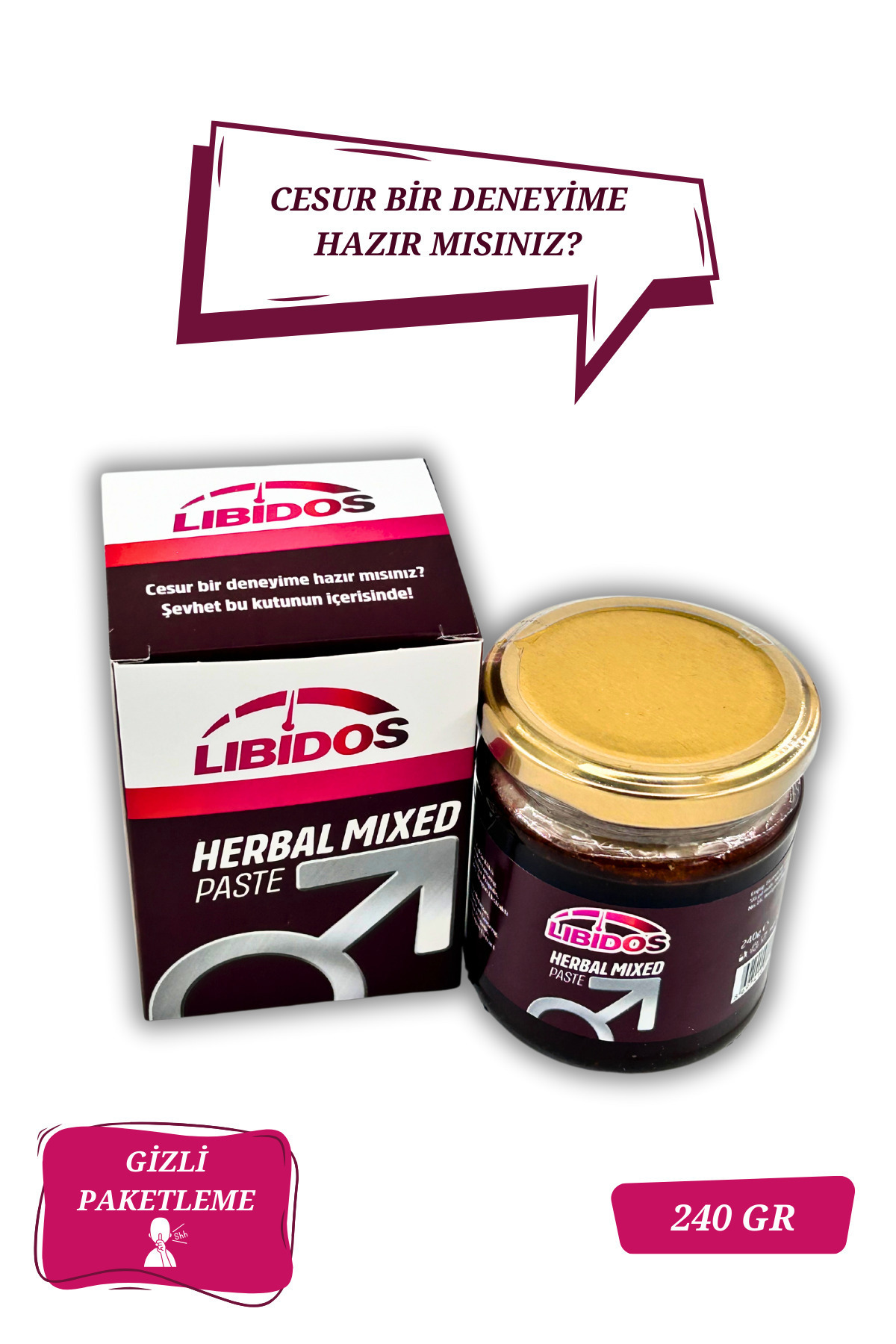 Bitkisel Karışımlı Macun 1adet 240 gr Kavanoz — lbs2240 — تصویر 3 از 3
