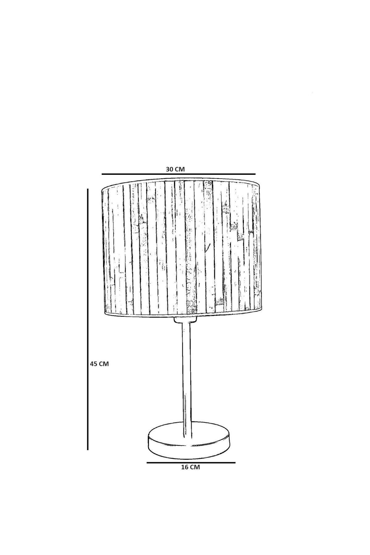 Lumexx-BAMBU 06 WITH LAMP SHADE - TABLE LAMP WASHED 3