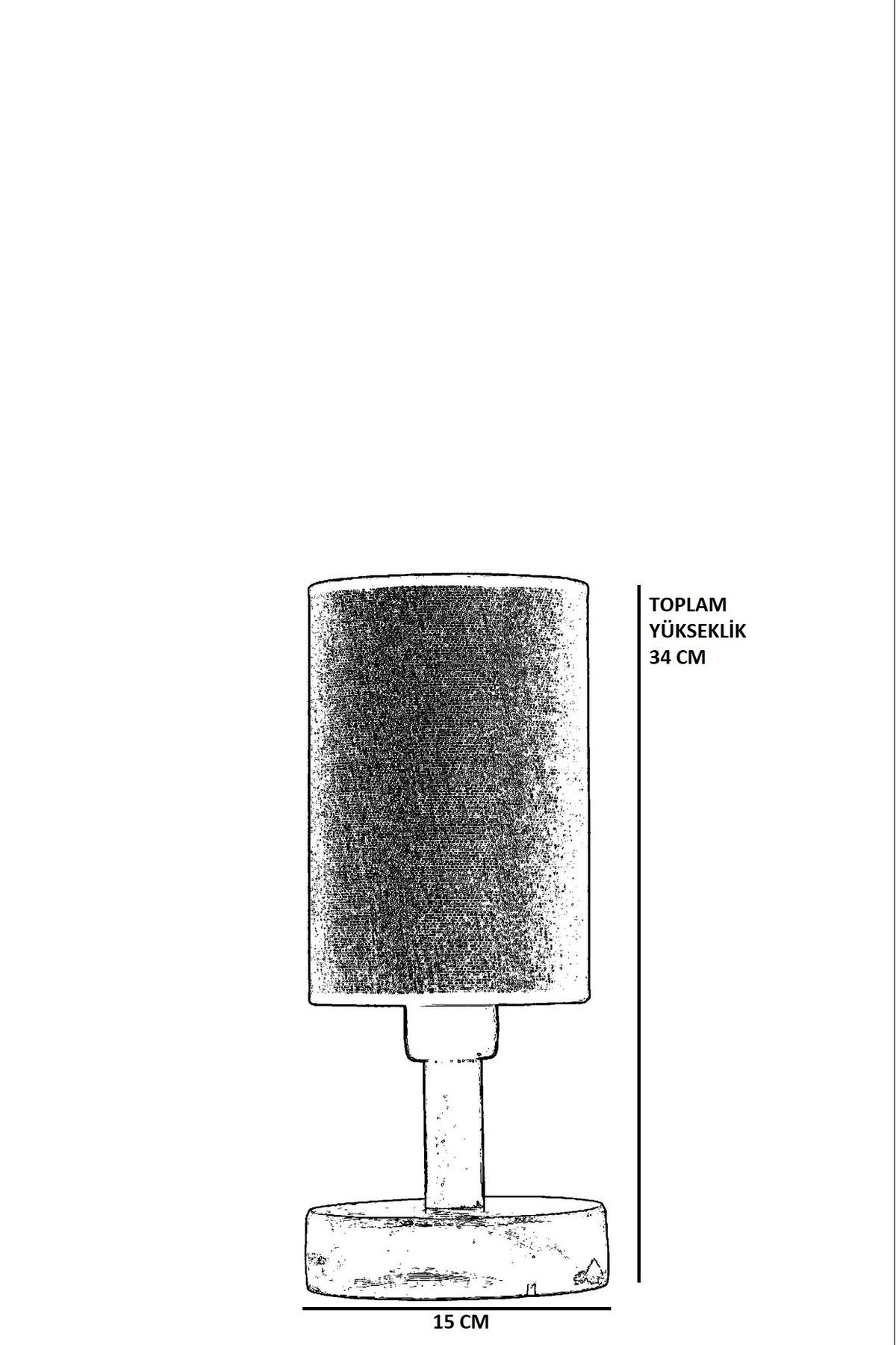 Lumexx-Phoenix Walnut Table Lamp with Black Lampshade 3