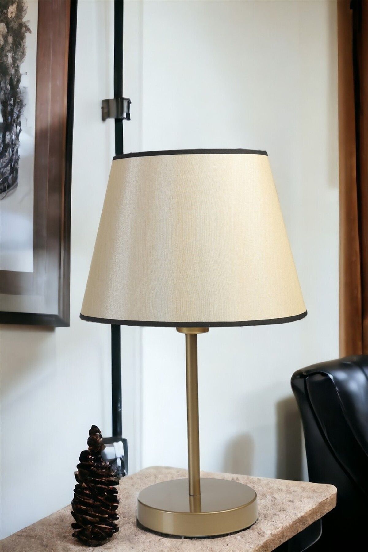 Lumexx-15-3 Model ALA Antique Pramit Table Lamp with Lampshade 1
