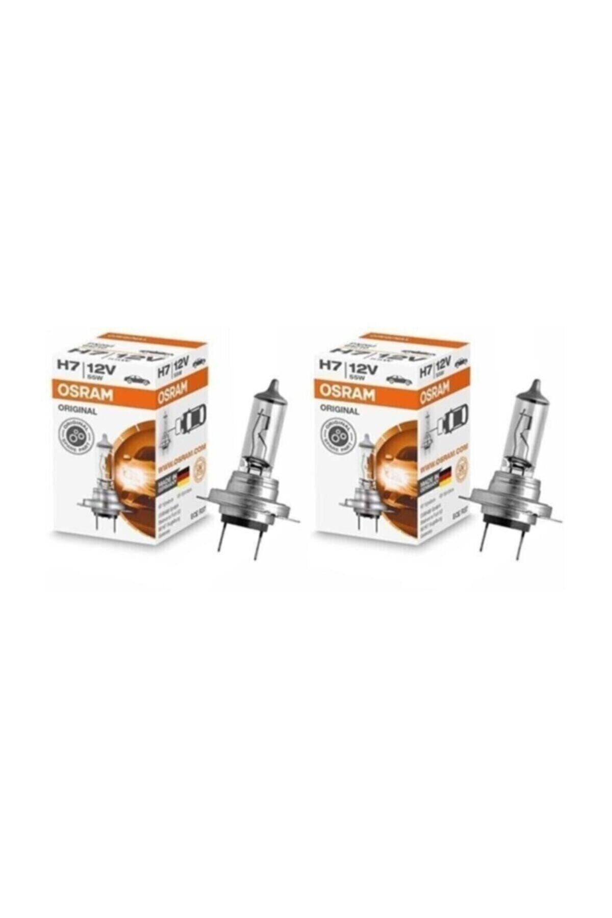 Osram 12v H7 Far Ampulü 2 Adet Alman Malı Orjinal 64210