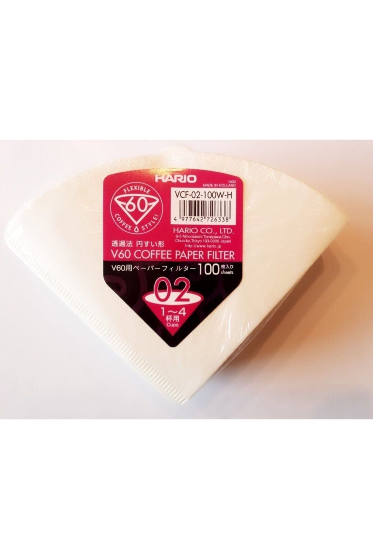 Hario V60-02 Dripper Coffee 100pcs Filter Paper 100w-h