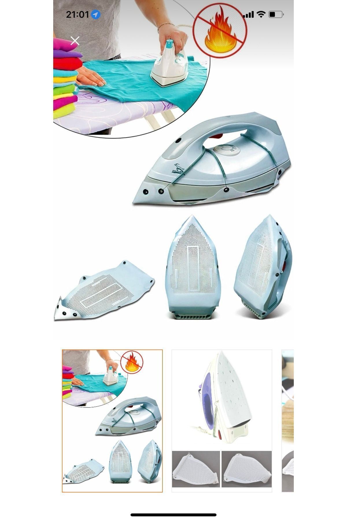 LeesHome Branțuri De Fier Antiaderente Ignifuge - One Size