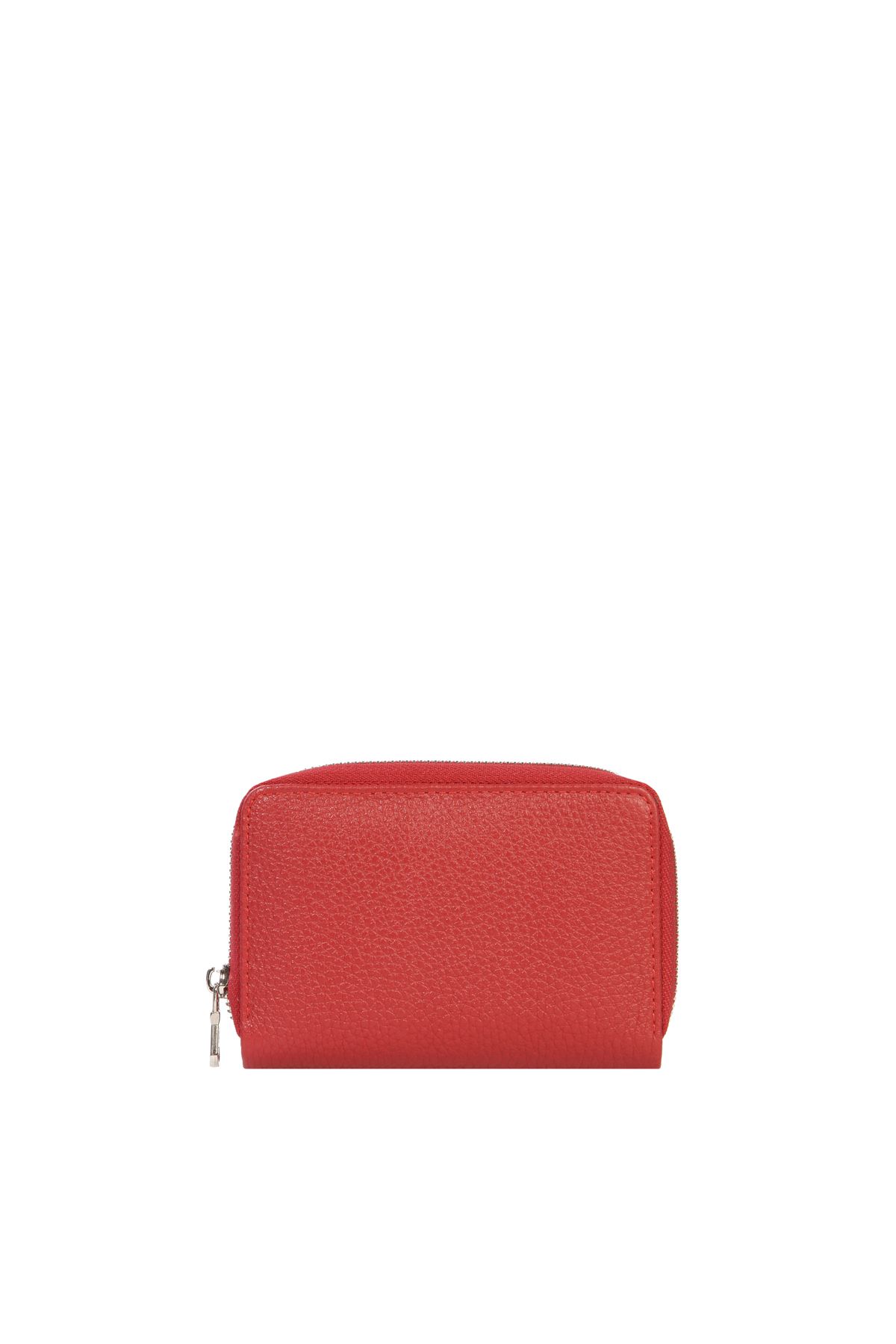 CENGİZ PAKEL-Red Genuine Leather Women's Wallet - 65120 5