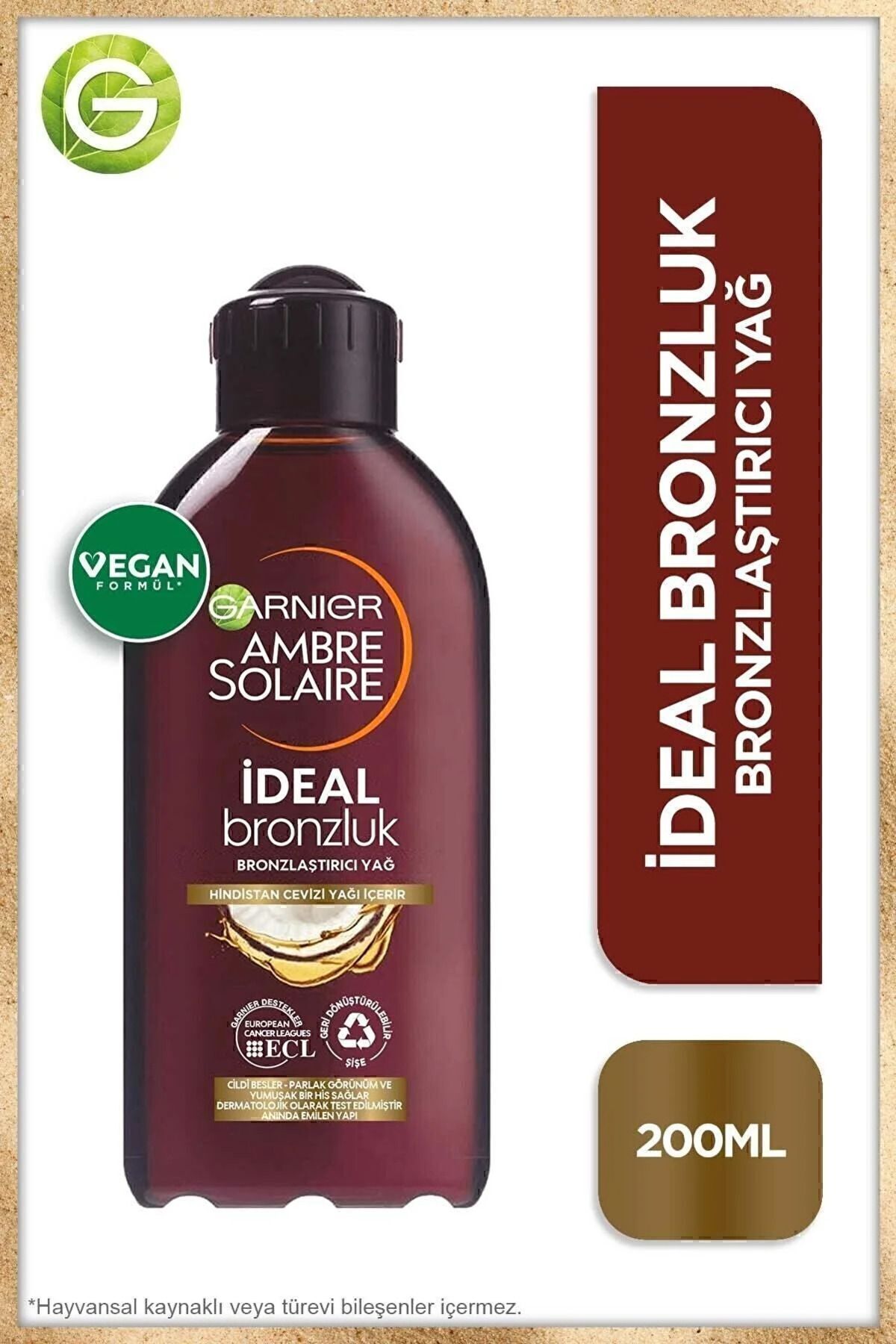 اسپری ضد آفتاب پیشرفته Ambre Solaire Sensitive Spf50+ & Ideal Tan Bronzing Oil Garnier