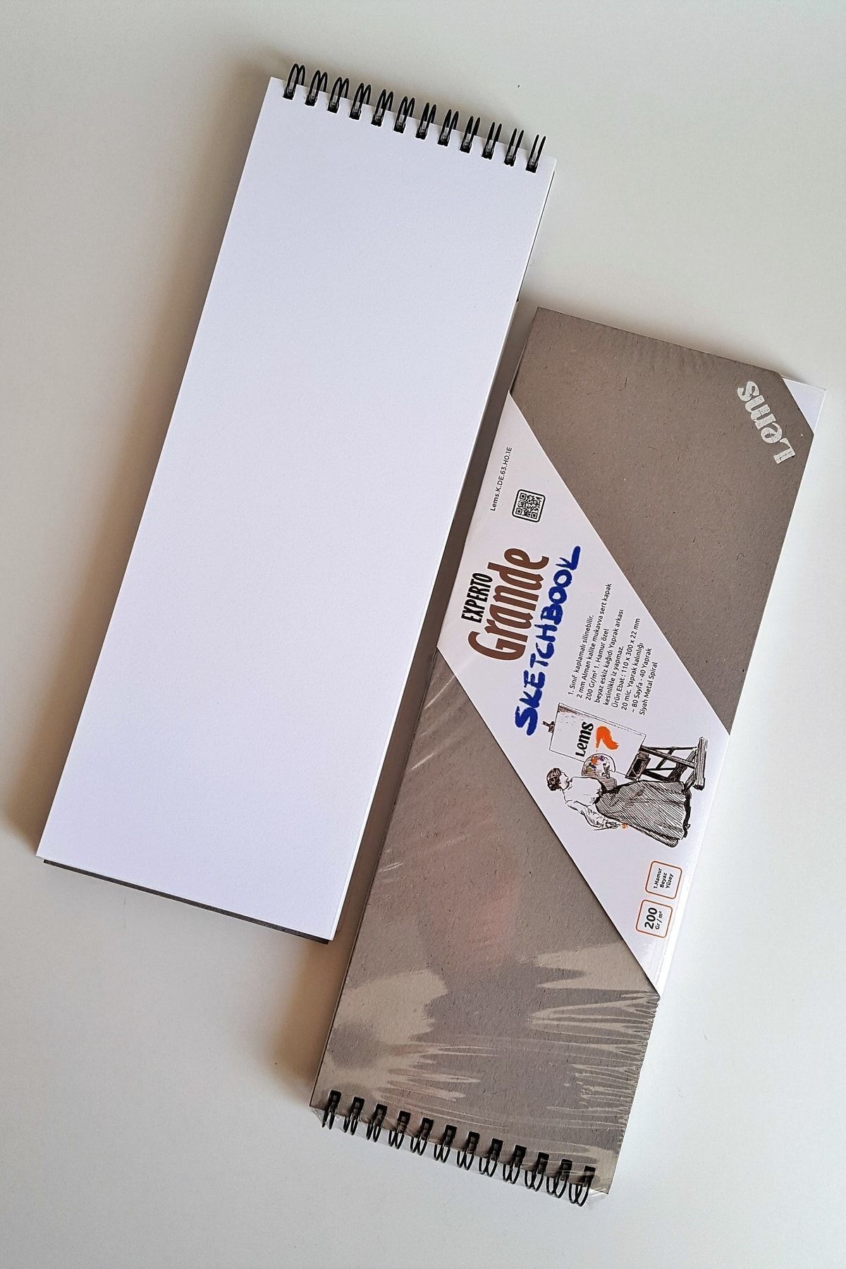 Lemsstudio-مجموعة إكسبيرتو 200 جرام مكونة من 4 قطع A5-A4-A6-Grand (SKETCHBOOK) كراسة الرسم 8