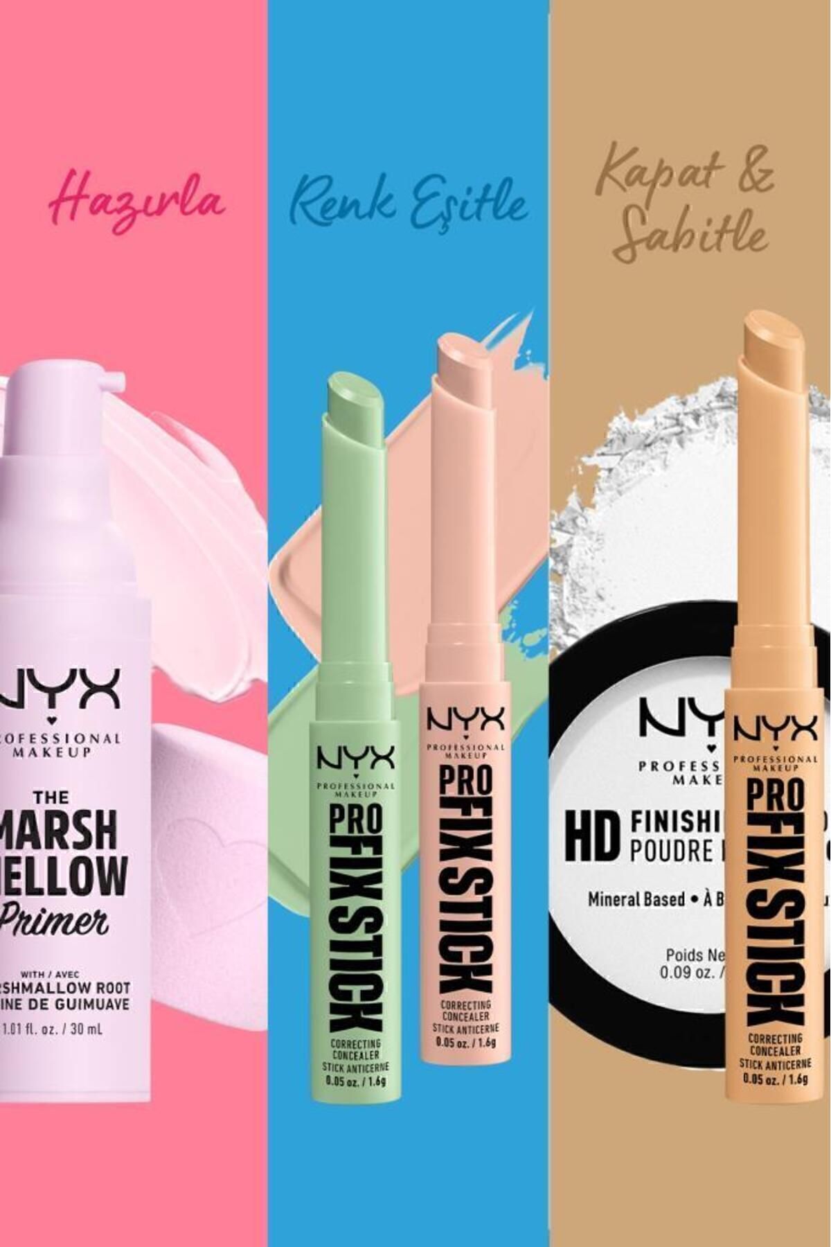 NYX Professional Makeup ضربه آرایشگر راست کننده پوست 10 طلایی