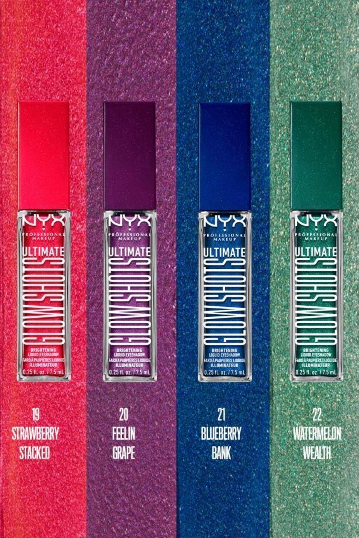 NYX Professional Makeup مایع چشم ارتقاء یافته با درخشش نهایی 19 توت فرنگی انبار