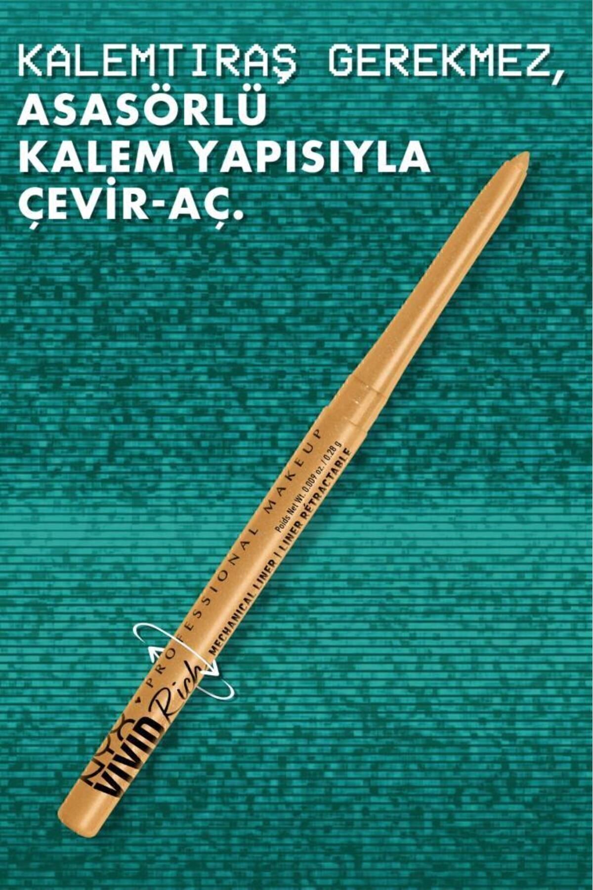 خط چشم  خاکستری NYX Professional Makeup | BRLVRAGK اورجینال - تصویر 4