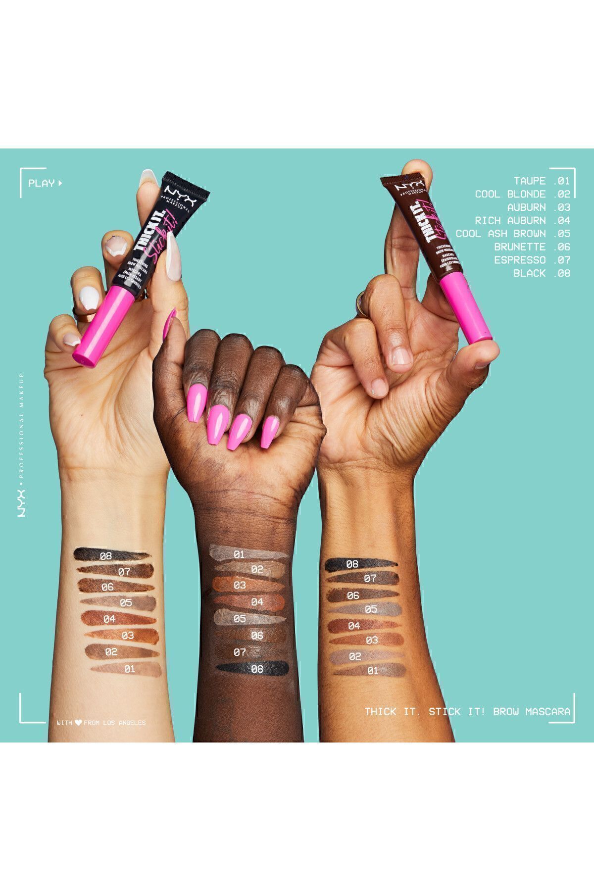 NYX Professional Makeup-Thick It. Stick It! Eyebrow Mascara - Cool Blonde 7