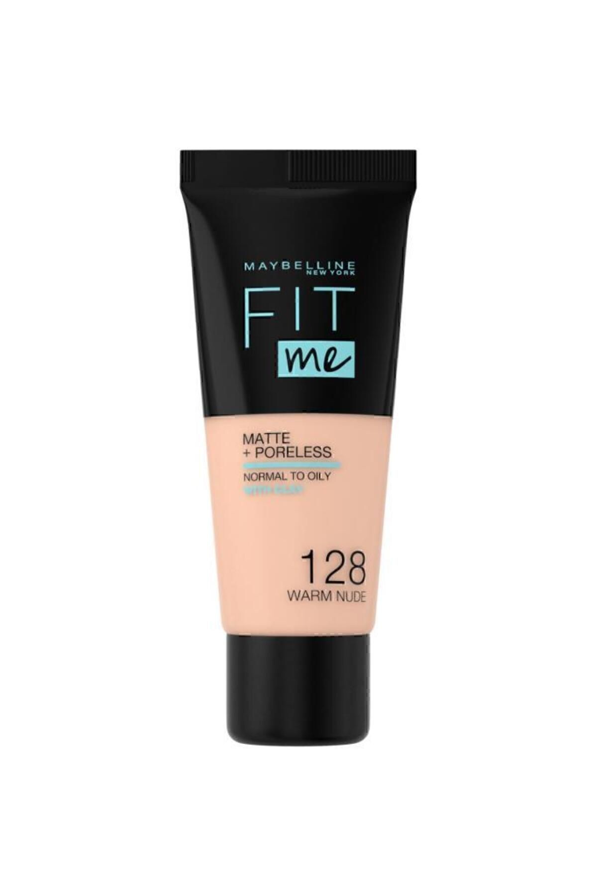 Maybelline New York-Fit Me Matte Poreless Foundation – 128 Warm Nude 2