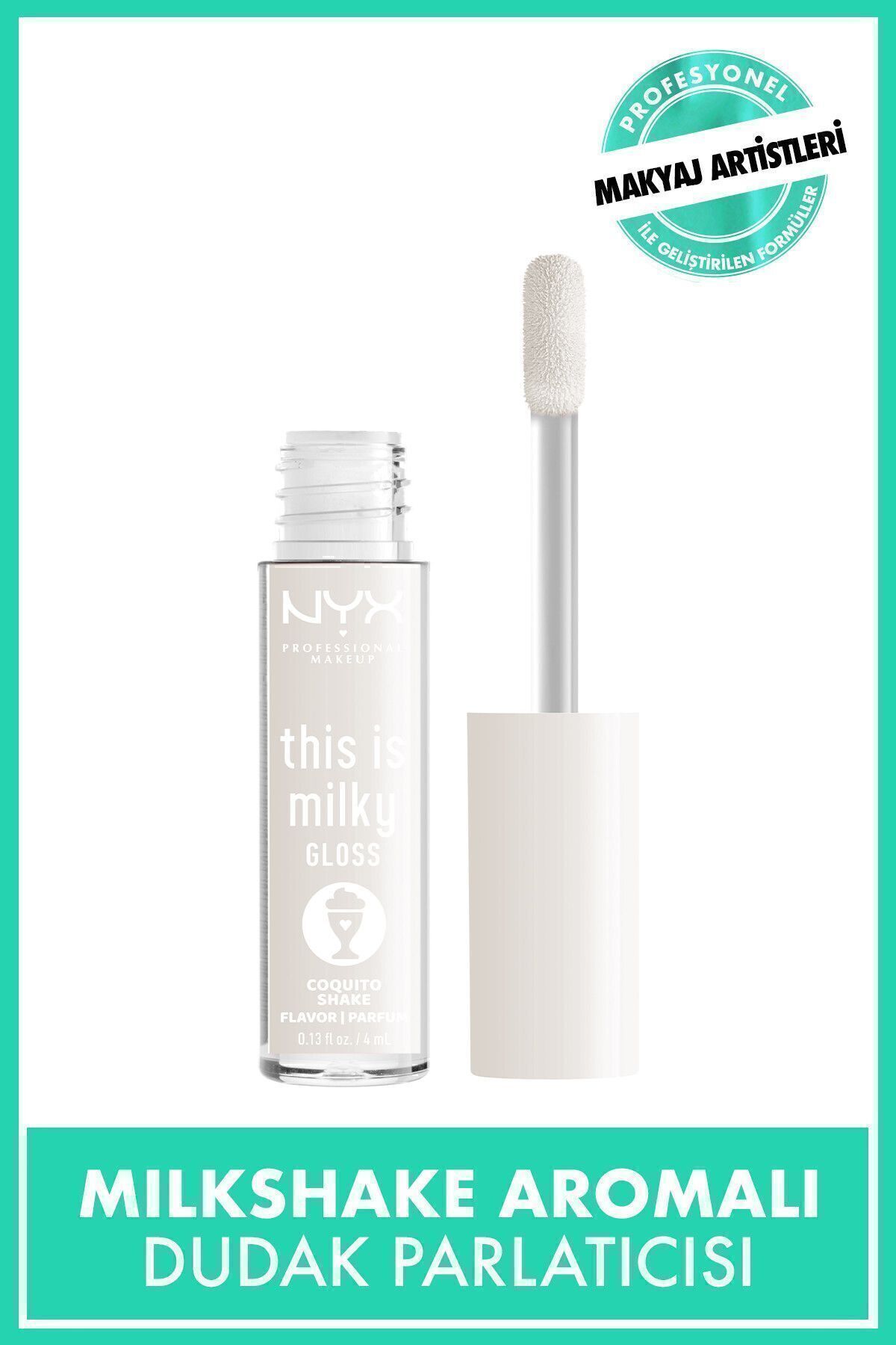 NYX Professional Makeup رژلب براق روغنی روشن‌کننده شیک کوکیتو