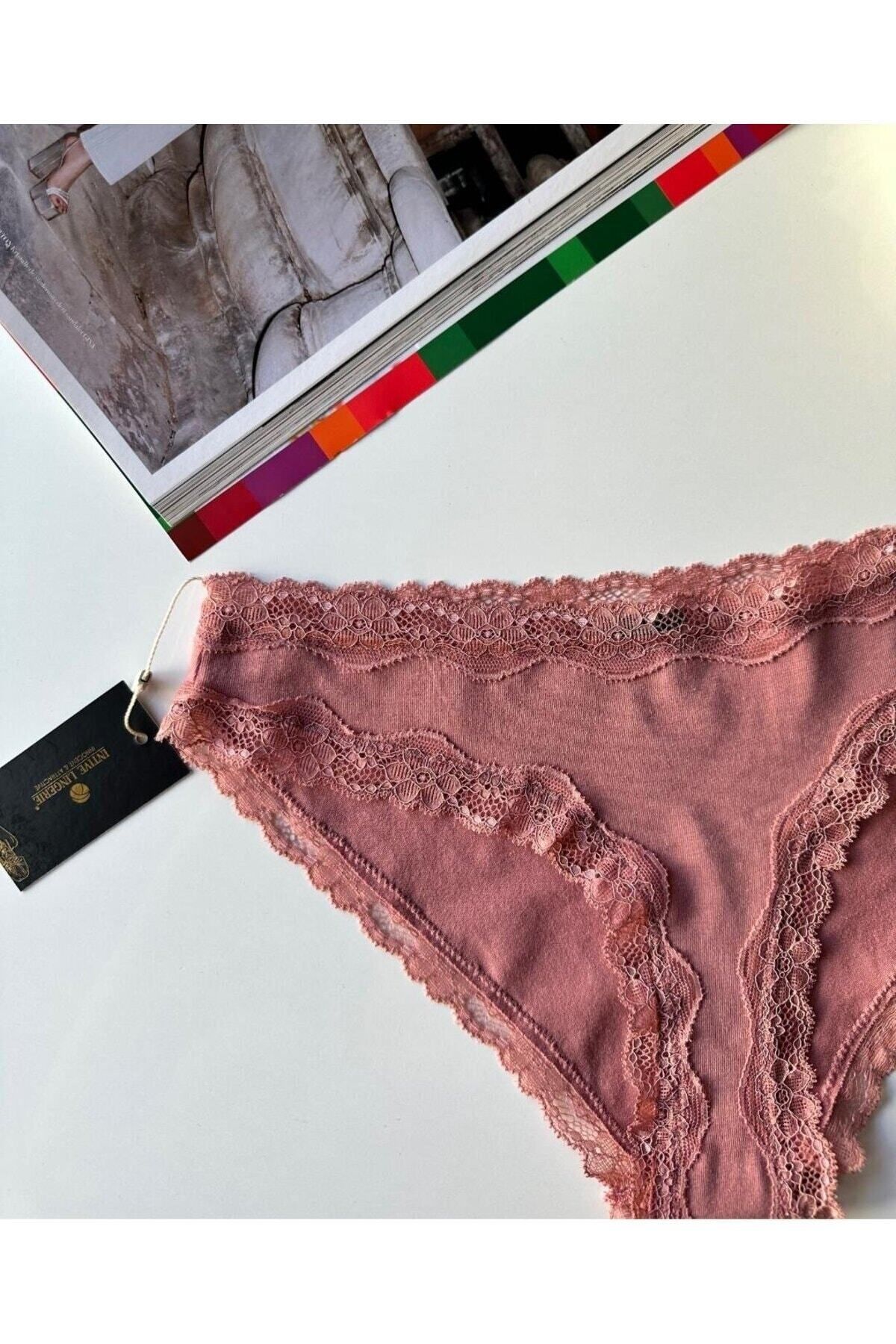 İntive Lingerie-Arlet Women's Cotton Lace Slip/Panties 2