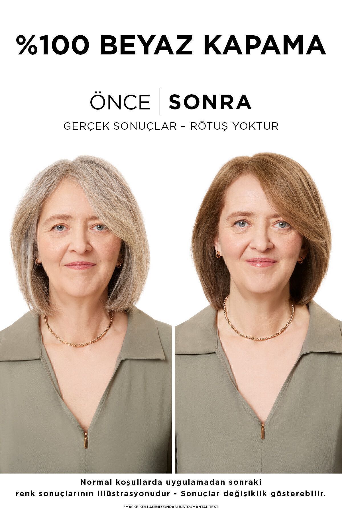 L'Oreal Paris رنگ مو کرم 100% پوشش موهای سفید Excellence رنگ سبز خاکستری شماره 7.1