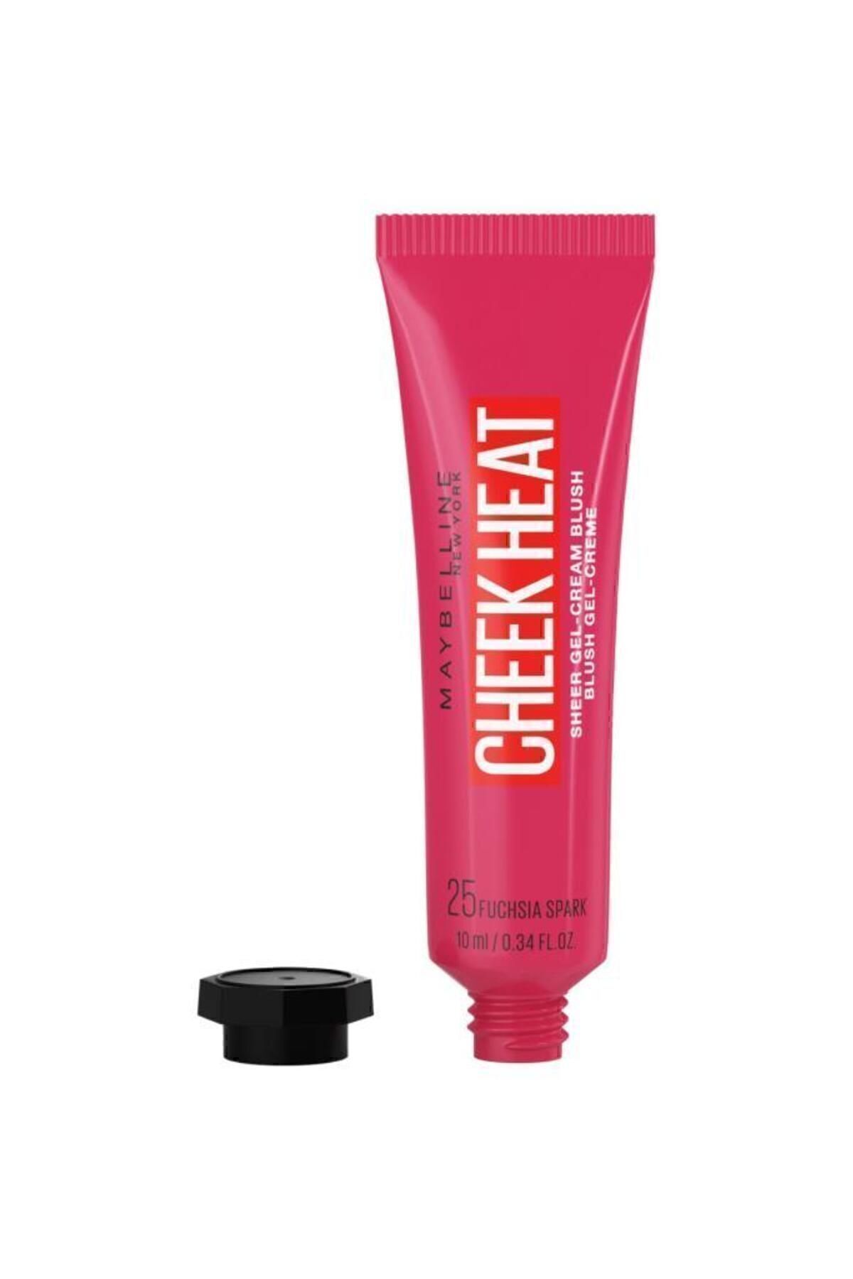 رژگونه مایع حرارتی گونه - 25 فوشیا اسپارک - فوشیا Maybelline New York