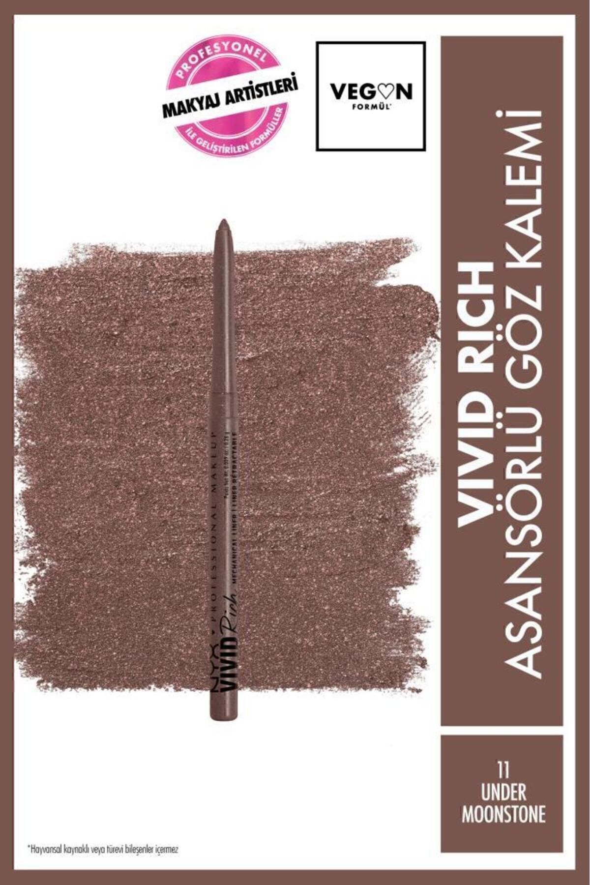NYX Professional Makeup Vivid Rich Asansörlü Göz Kalemi - 11 Under Moonstone