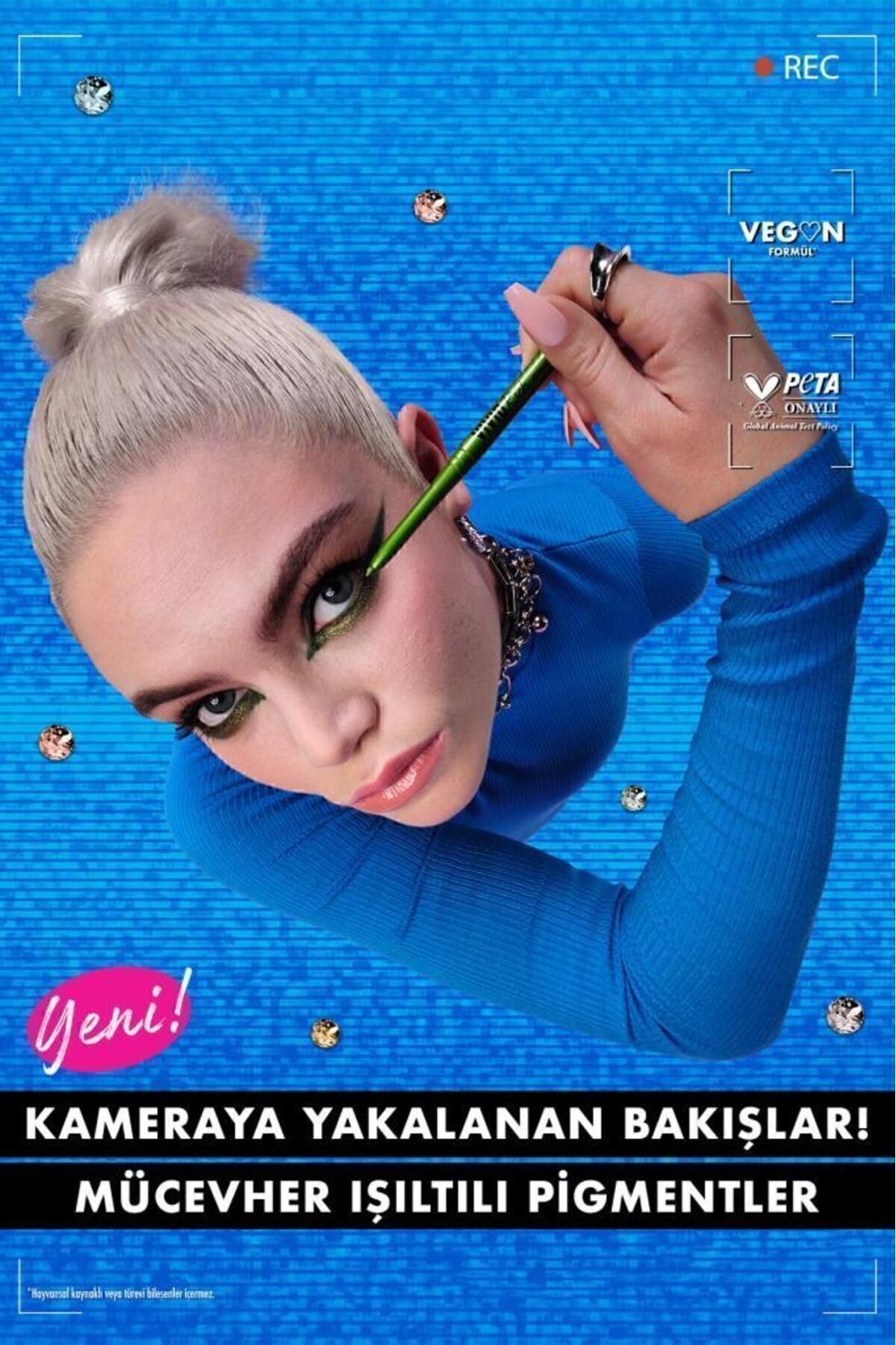 مداد چشم Vivid Rich Lift - 15 Smokin Topaz NYX Professional Makeup