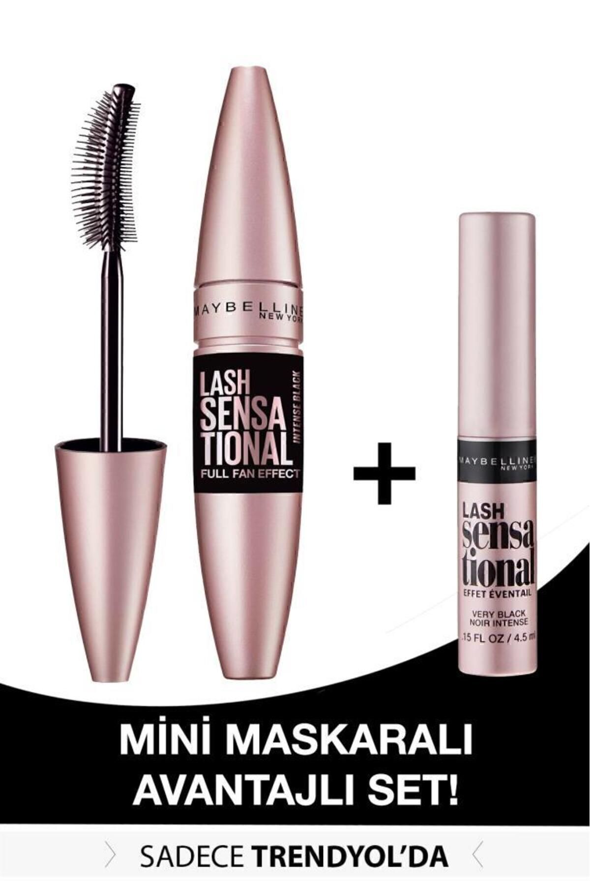 maybelline lash sensational sensaal intense black and mini lash sensational mascara