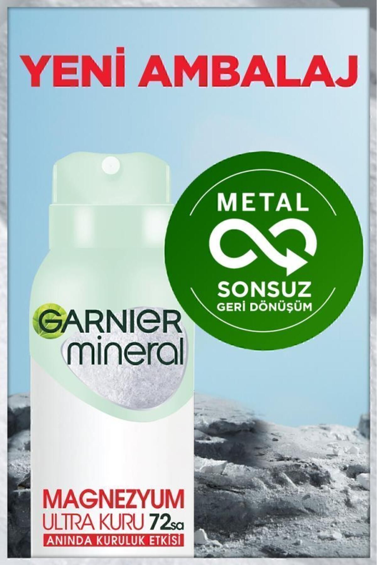 Mineral Magnezyum Ultra Kuru Sprey Deodorant Seti x5, 72 Saat Etkili