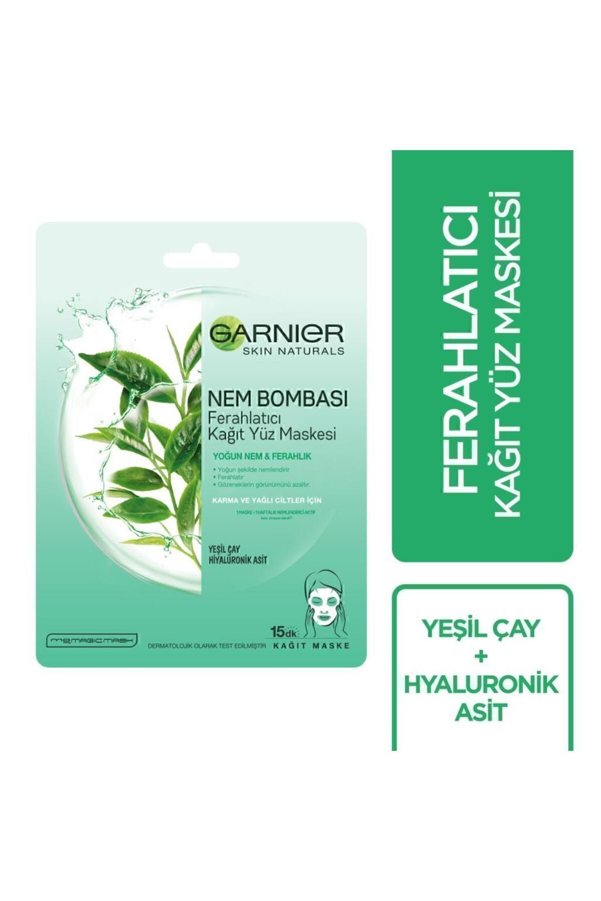 ماسک کاغذی رفرش کننده بمب رطوبتی 28 گرمی 3 عددی Garnier