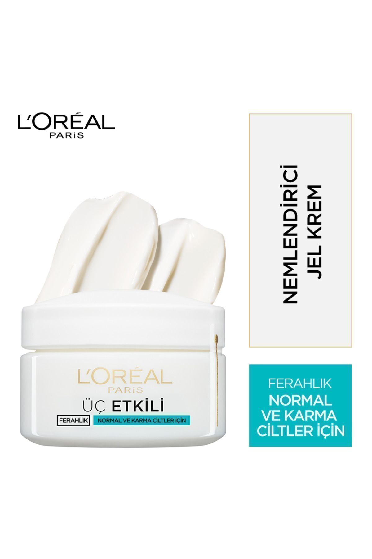 کرم مراقبت روزانه لورآل پاریس 3 افکت شادابی پوست نرمال و مختلط 50 میلی لیتر L'Oreal Paris