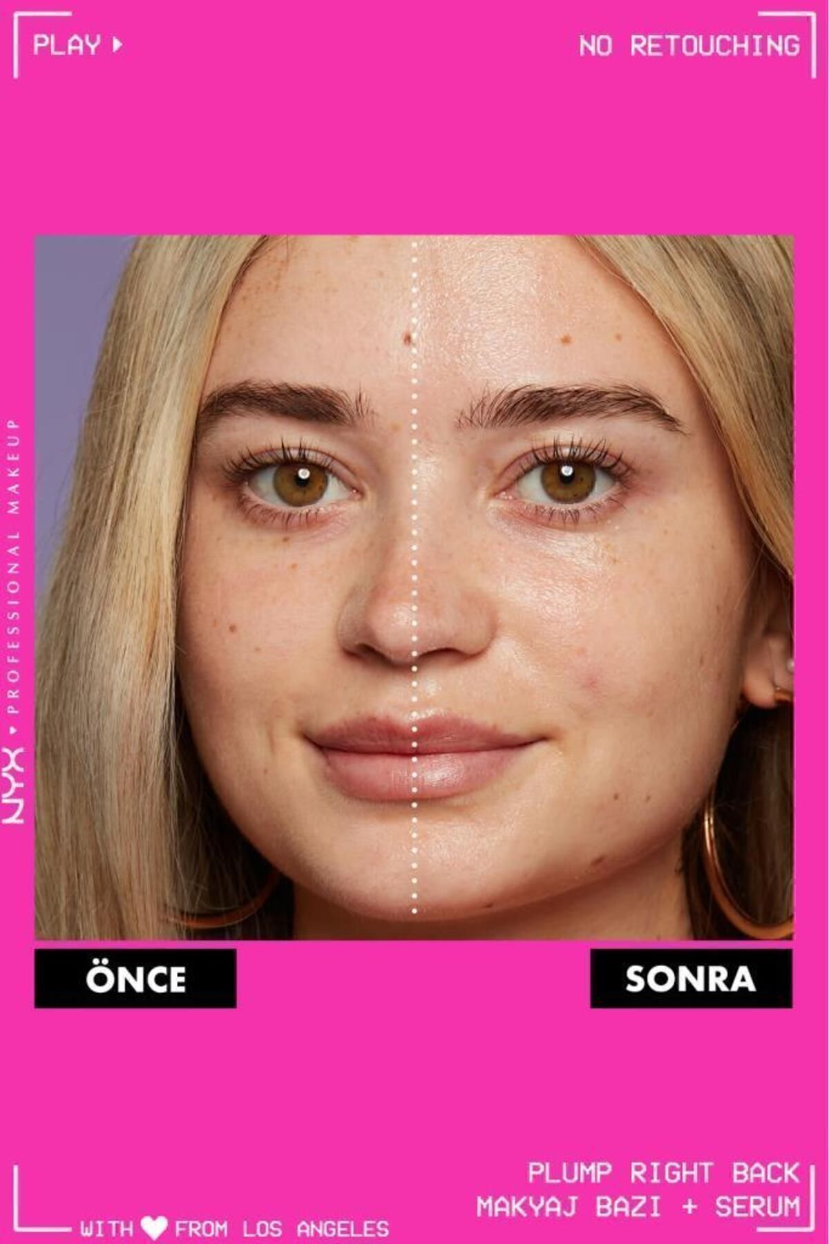 پایه آرایش پشت راست پرپشت + سرم مینی NYX Professional Makeup