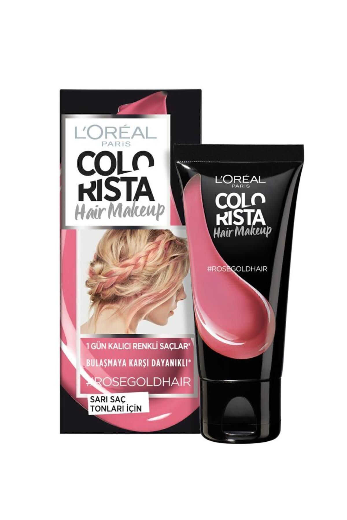 رنگ مو صورتی زنانه آرایش Colorista Rosegold اورجینال L'Oreal Paris