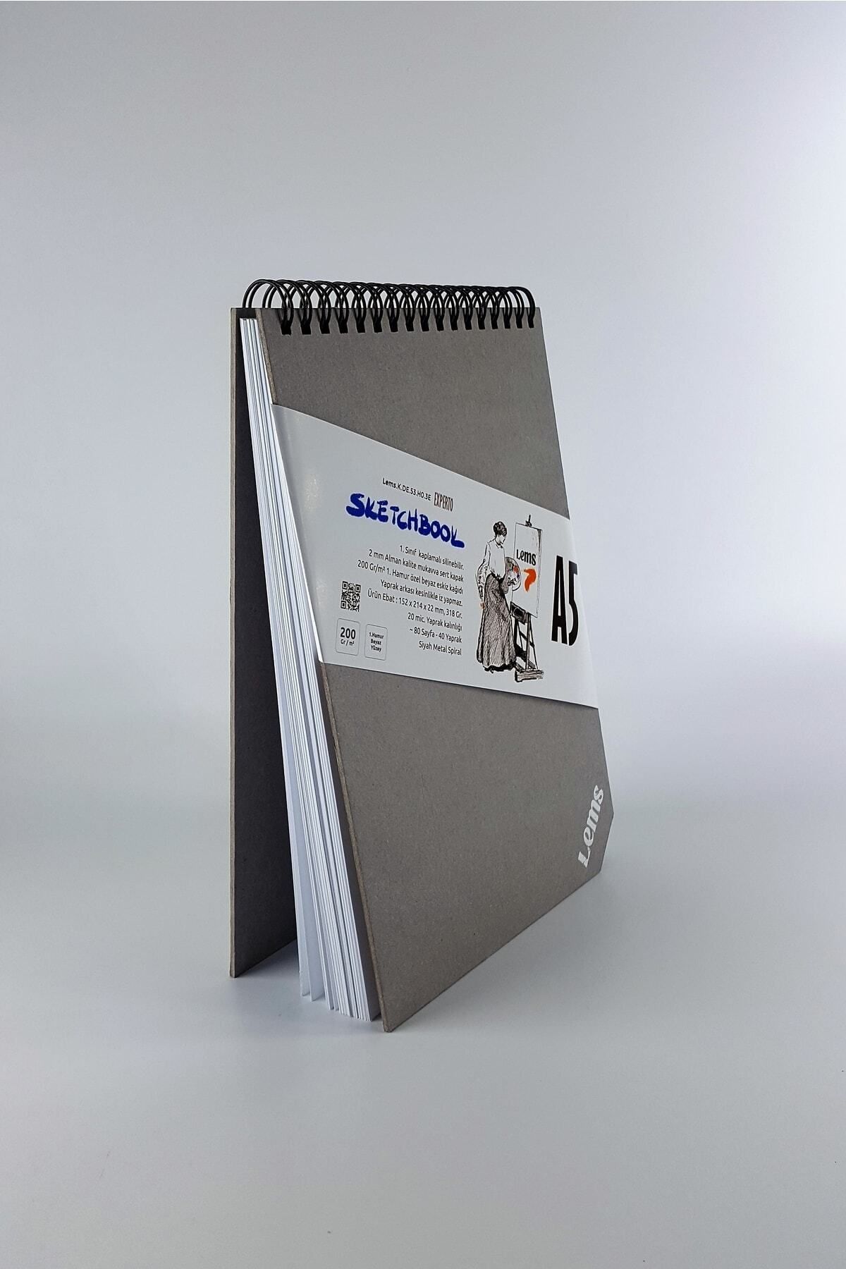 Lemsstudio-Experto A5 200 Gr80 Pages40 Sheets Hard Cover Sketch Book Sketchbook 2