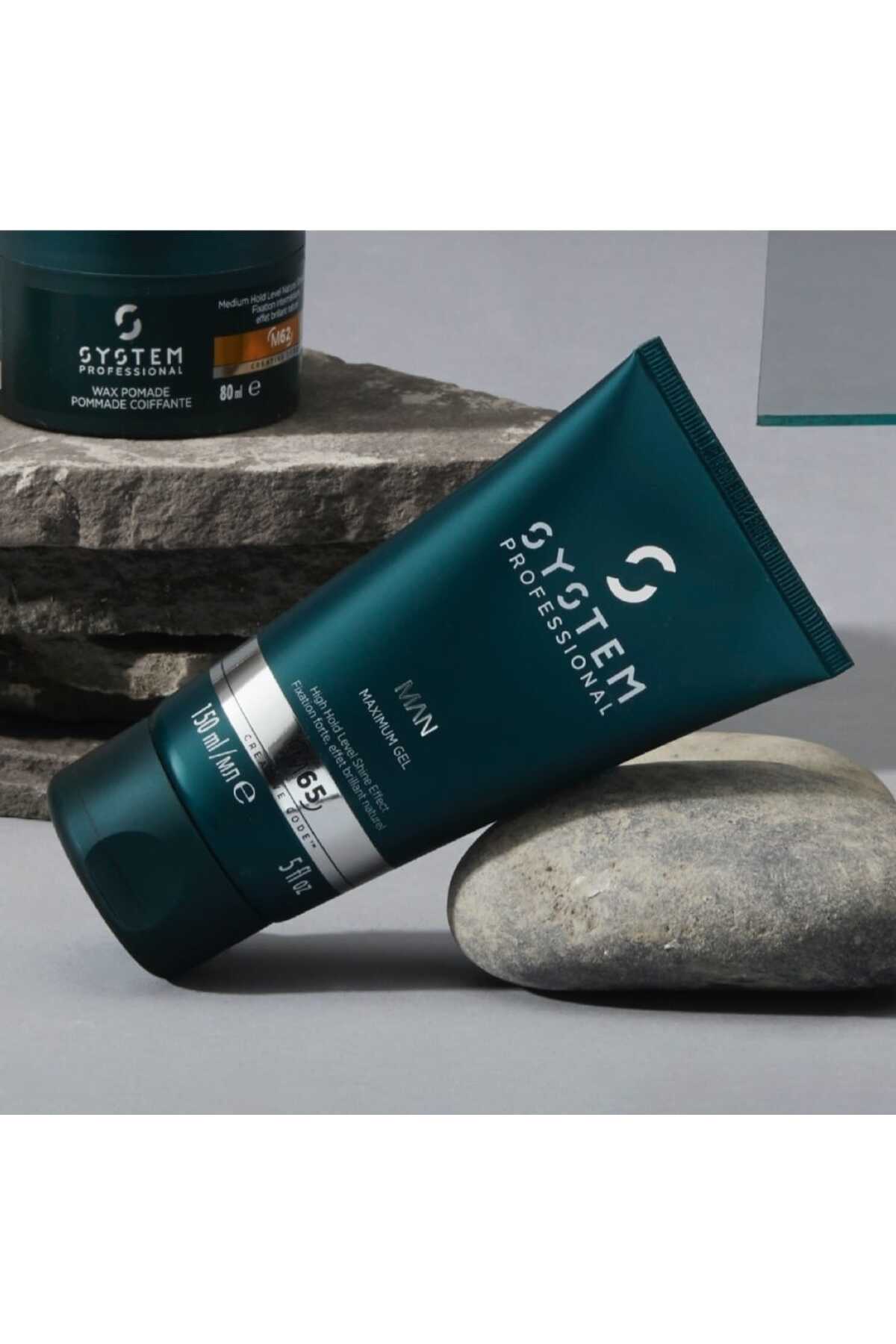 SYSTEM-PROFESSİONAL- MAN M65 MAXIMUM GEL-ŞEKİLLENDİRME JELİ 24 SAAT PARLAKLIK 150 ML/5F5E6E6 — TÜM SAÇLAR İÇİNUYGUN44DS — تصویر 6 از 6