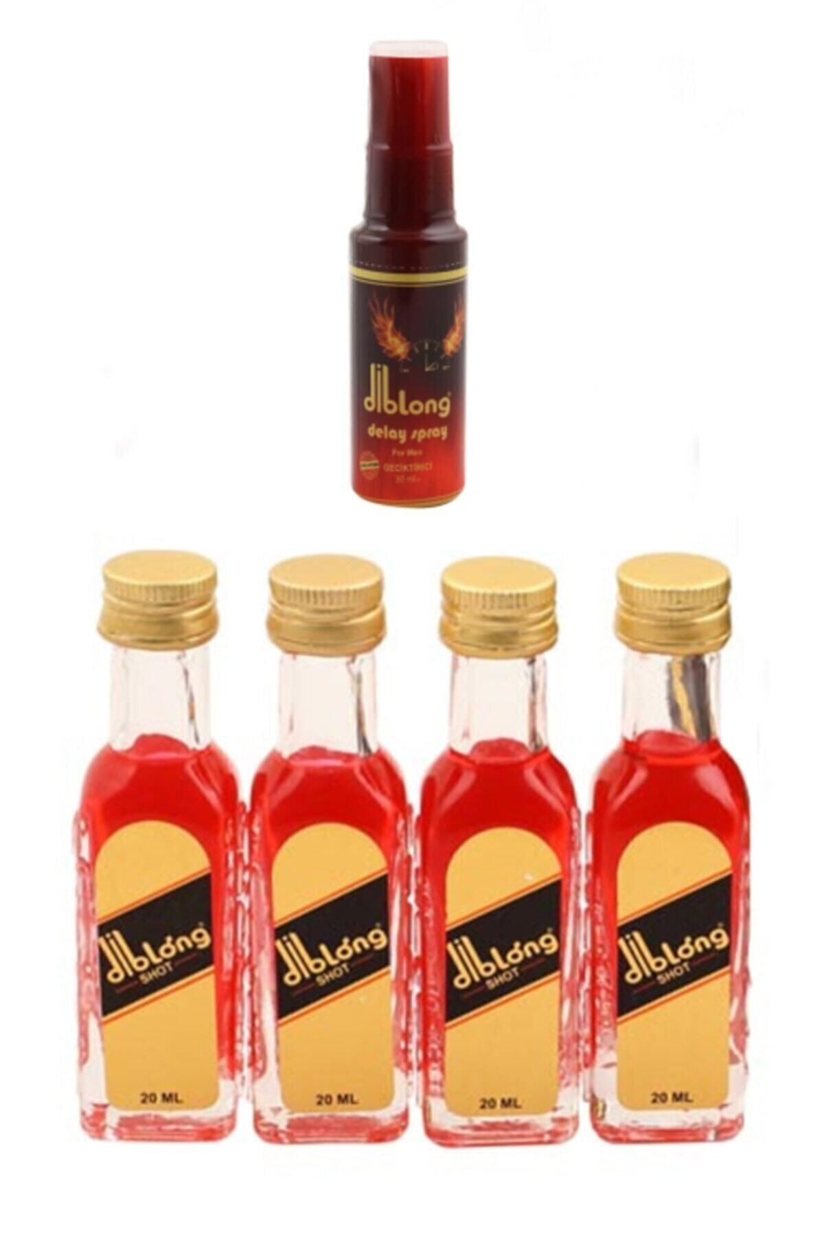 Diblong 4'lü Shot 1 adet Sprey  Gizli Gönderim