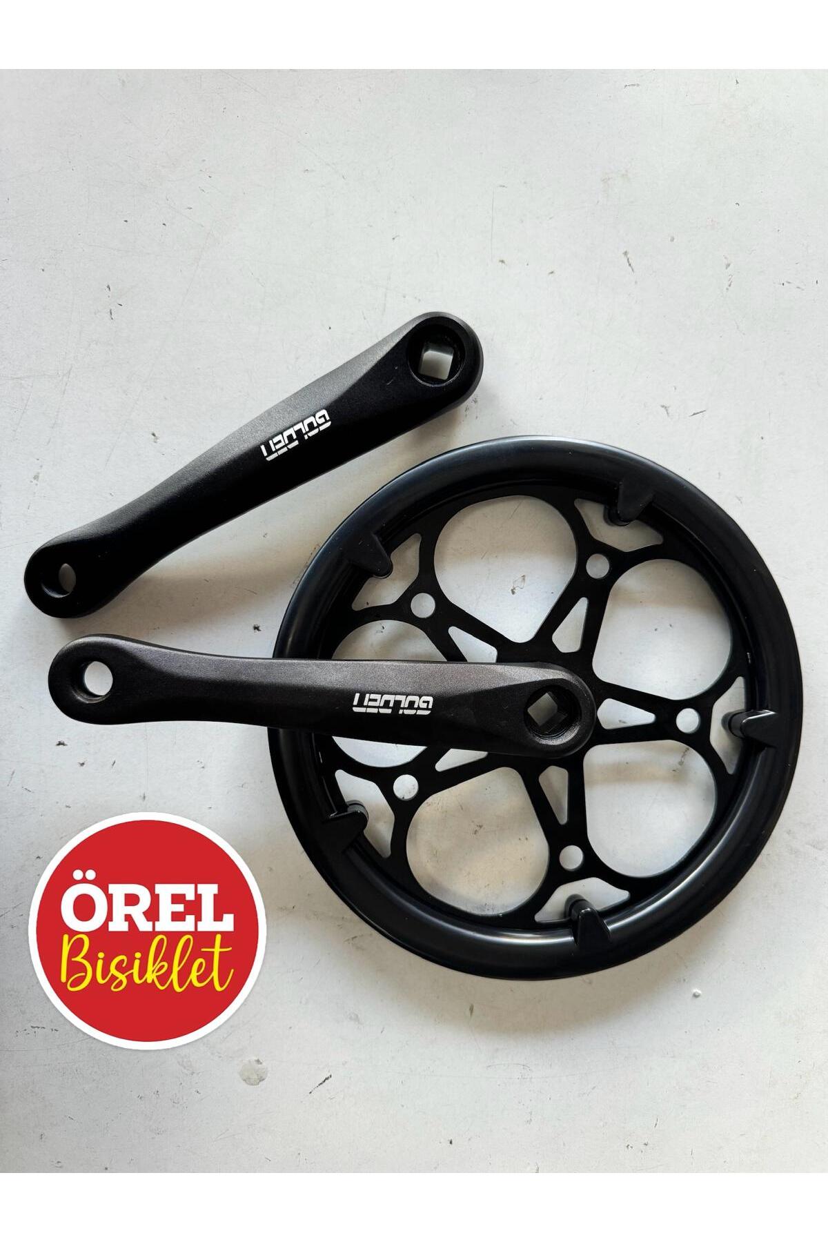 örel bisiklet RKS OLA ELEKTRİKLİ BİSİKLET UYUMLU 52T AYNAKOL ALÜM KÖŞELİ SİYAH KATLANIR BİSİKLET UYUMLU ÖN DİŞLİ