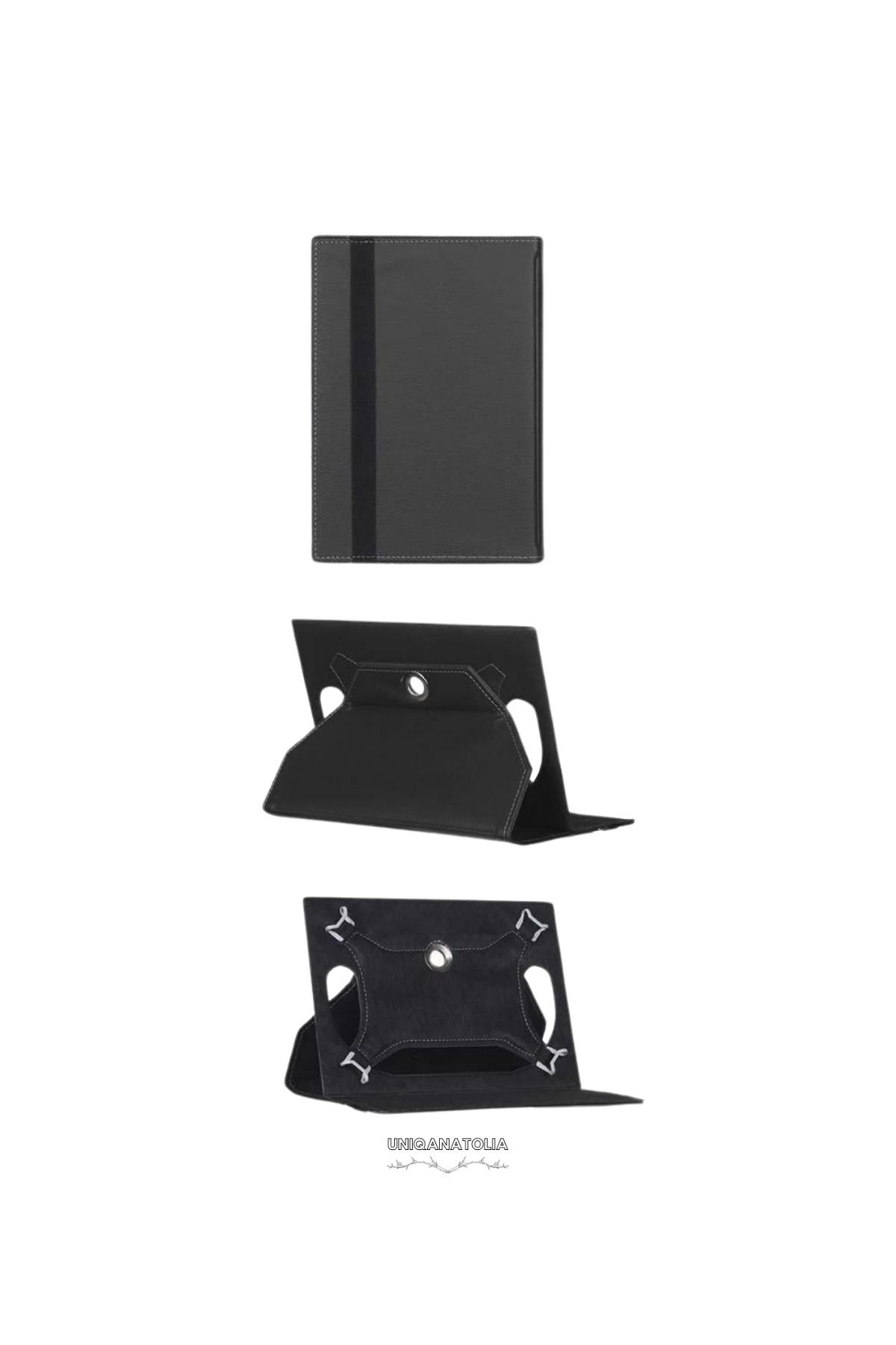 UniqAnatolia-Hp Slate 7 6104En Voicetab-G3N02Ea - Universal Cover Tablet Case with 7" Tablet Compatible Stand 2