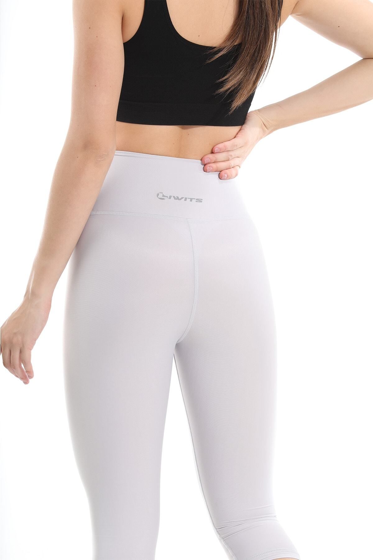 LIWITS-High Waist Lycra Nylon Leggings - Below the Knee with Recovery and Push up Features 5