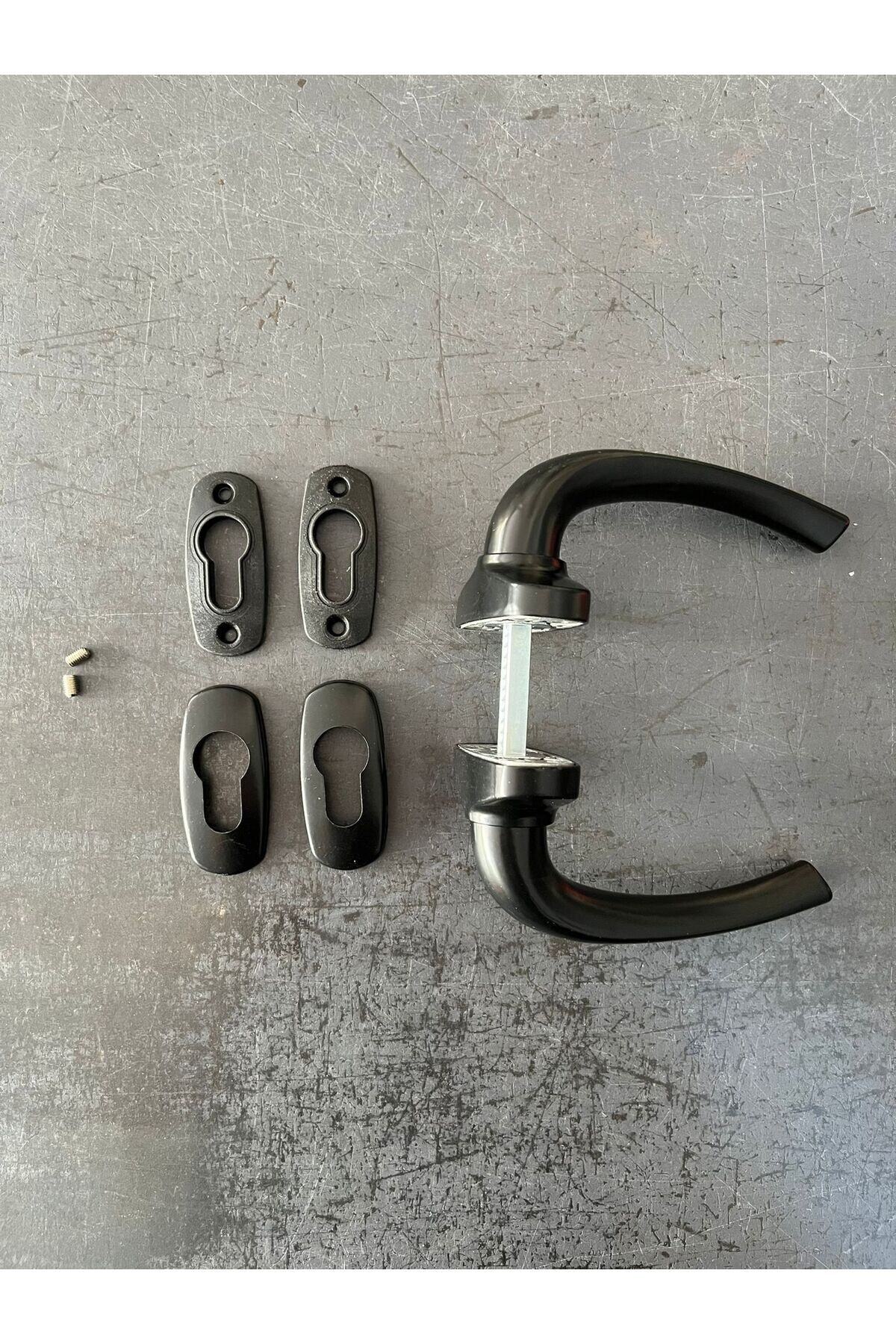 FERSAN AKSESUAR ALÜMİNYUM YAYLI KOL ALÜMİNYUM KAPI KOLU SİYAH