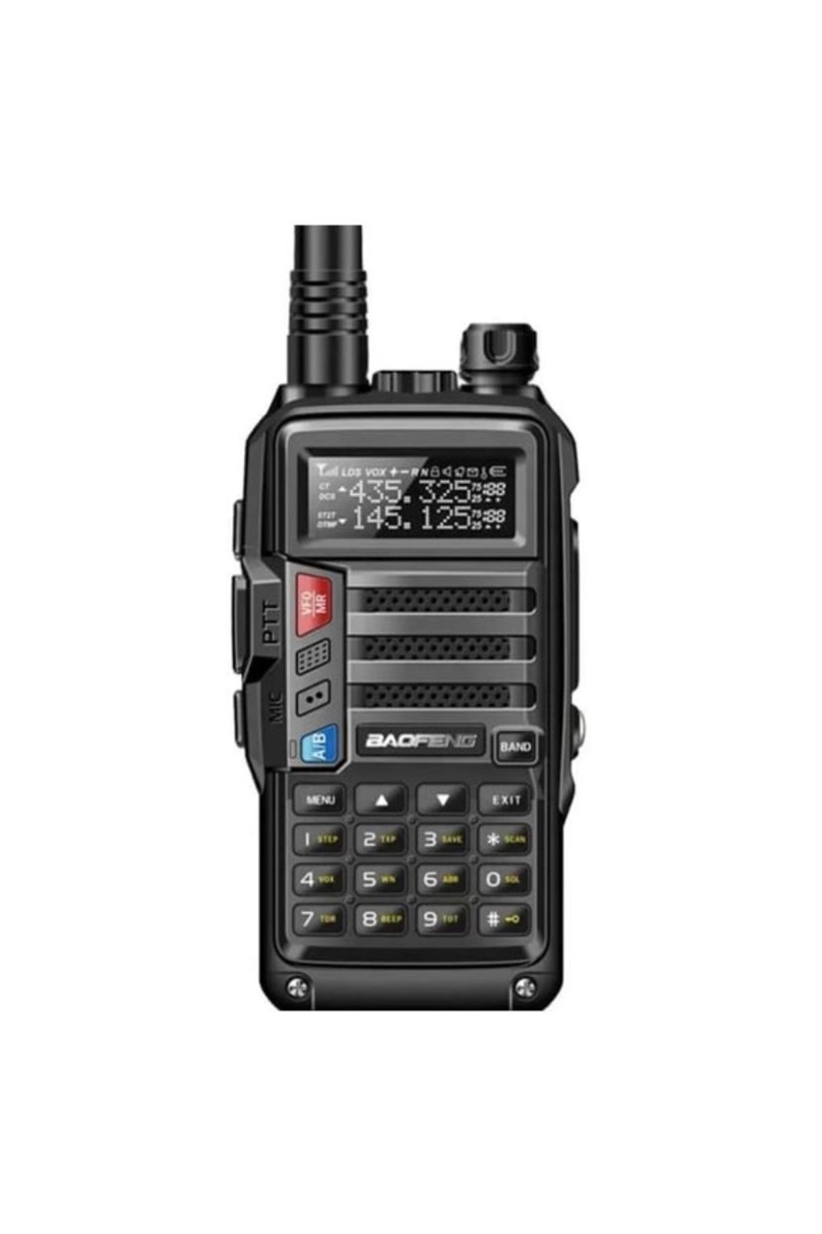 Uv-s9 Plus Siyah Taktikal Anten V2 Versiyon 2